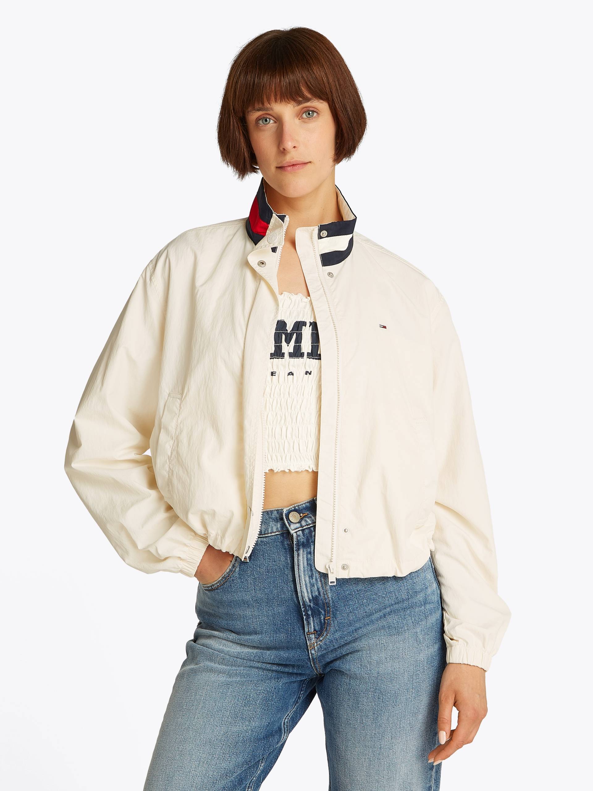 Tommy Jeans Windbreaker »TJW ESSENTIAL JACKET EXT«, mit kontrastfarbenem Einsatz Tommy Jeans Windbreaker »TJW ESSENTIAL JACKET EXT«, mit kontrastfarbenem Einsatz von TOMMY JEANS