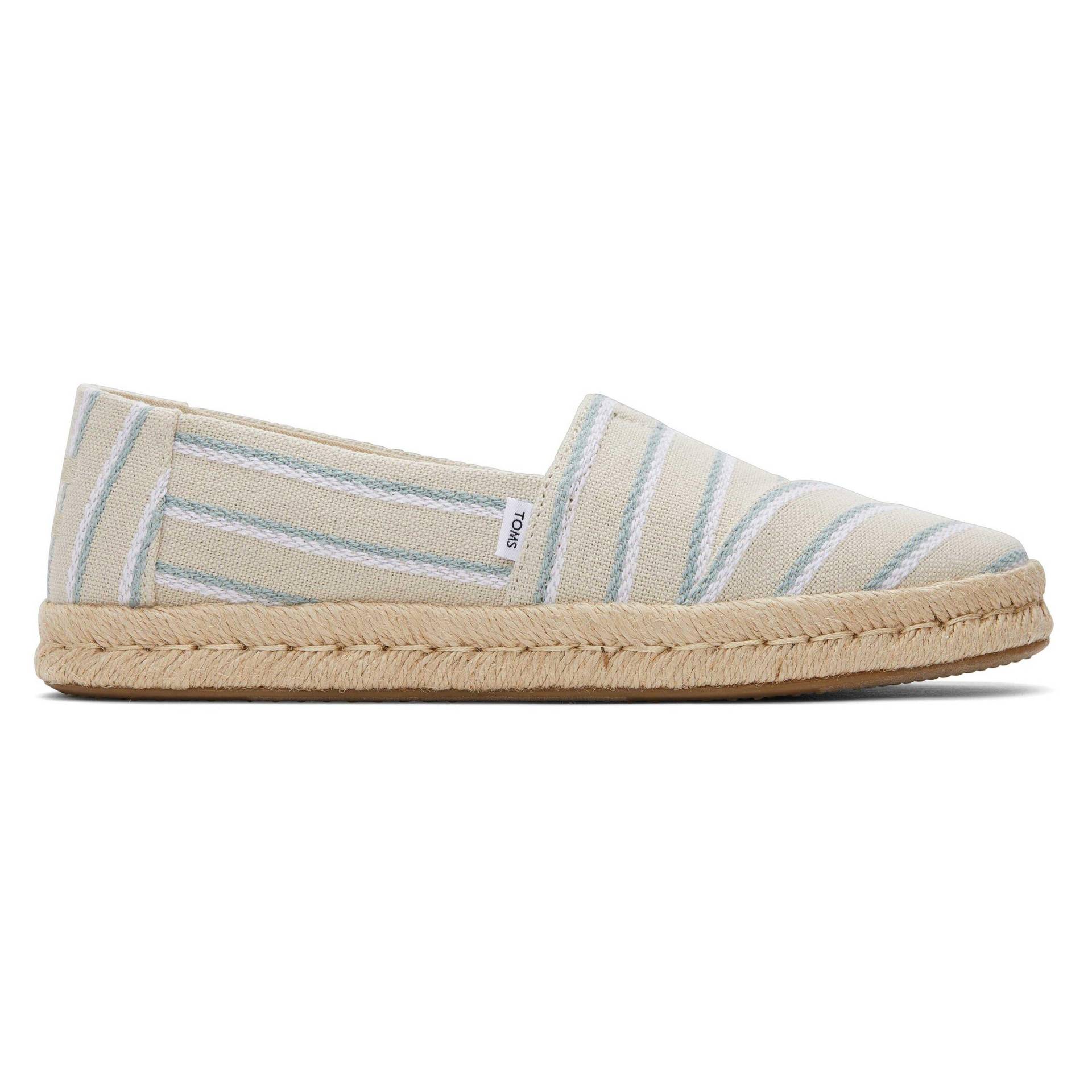 Espadrilles Mit Gewebten Streifen Frau Alpargata Rope 2.0 Damen  42.5 von TOMS