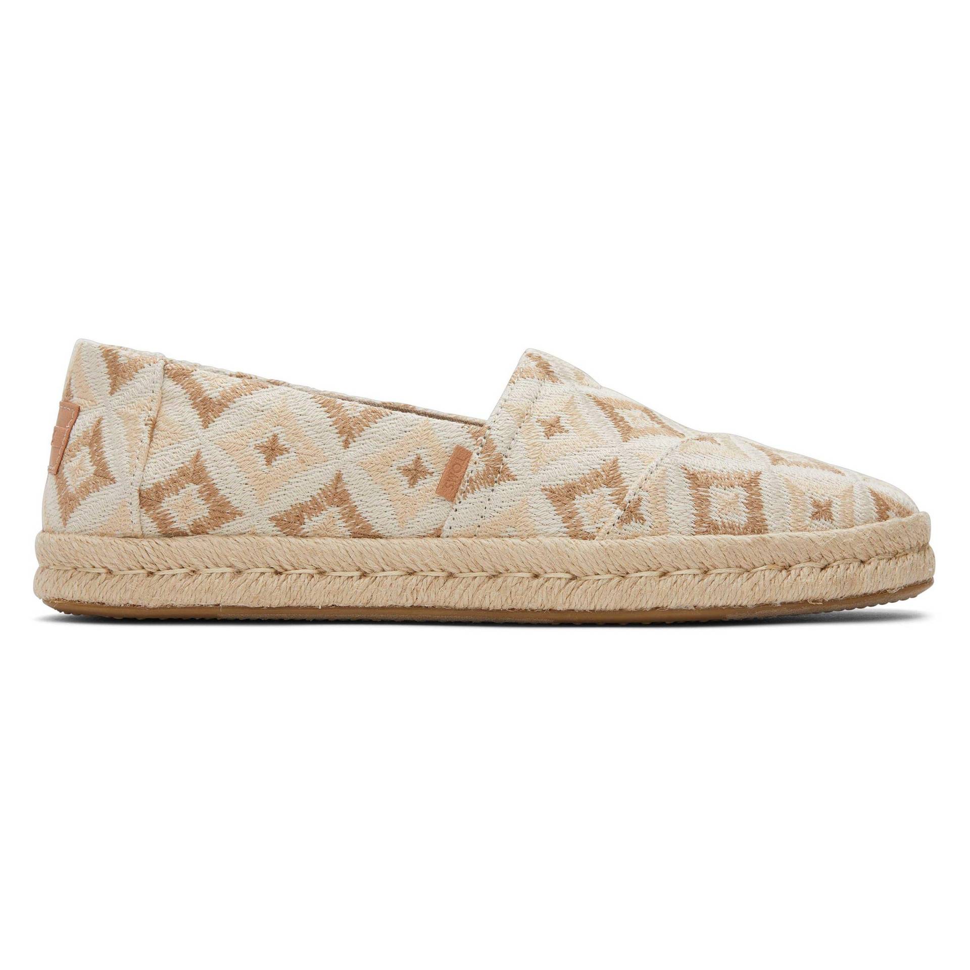 Geo Gewebte Espadrilles Frau Alpargata Rope 2.0 Damen  37.5 von TOMS