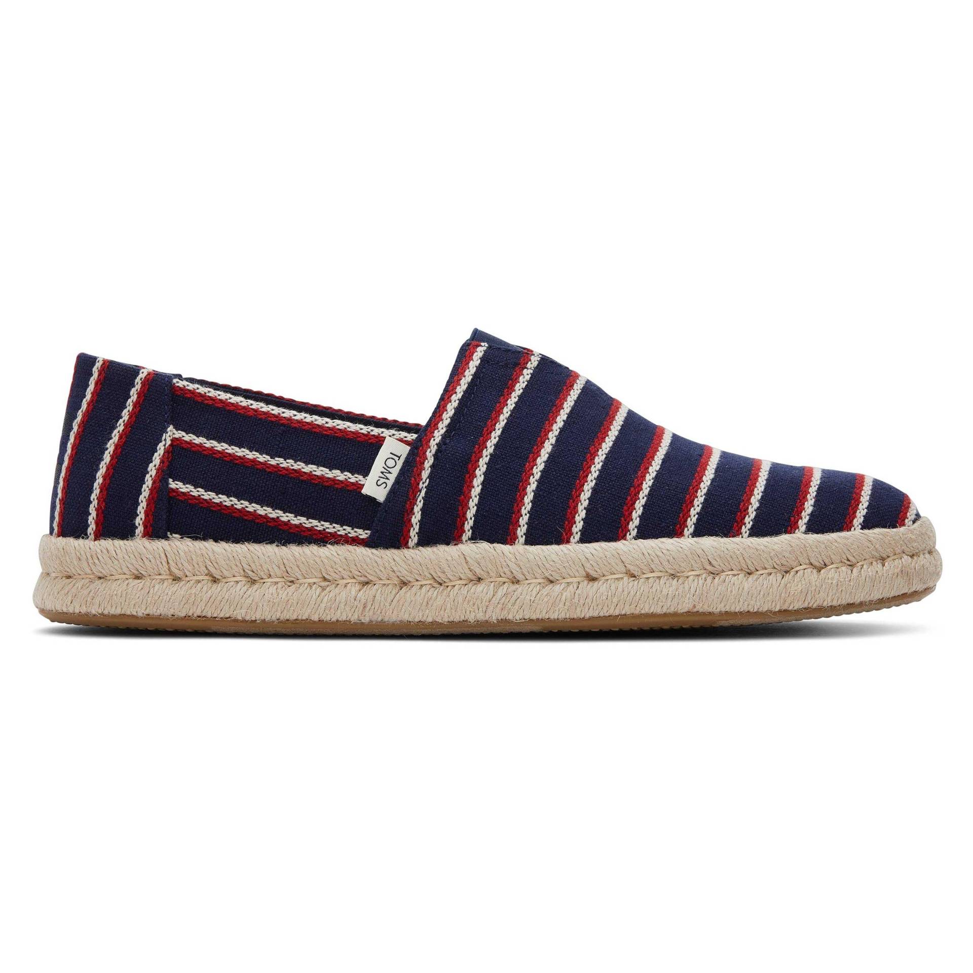 Gestreifte Espadrilles Alpargata Rope 2.0 Herren  39 von TOMS