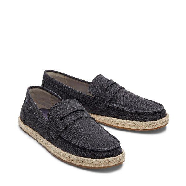 Espadrilles Herren Black 43 von TOMS