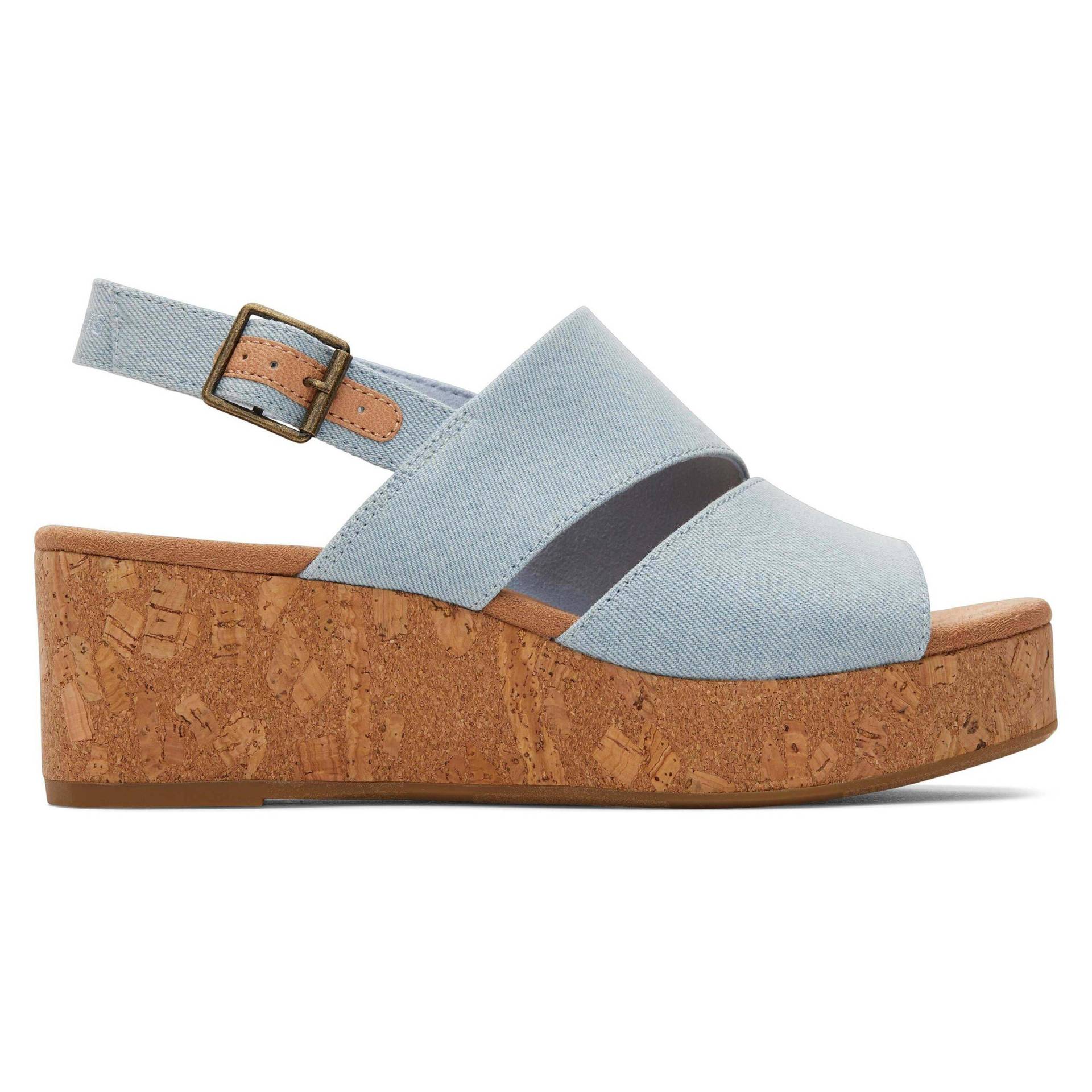 Sandalen Aus Jeans Devalé Frau Claudine Damen  40 von TOMS