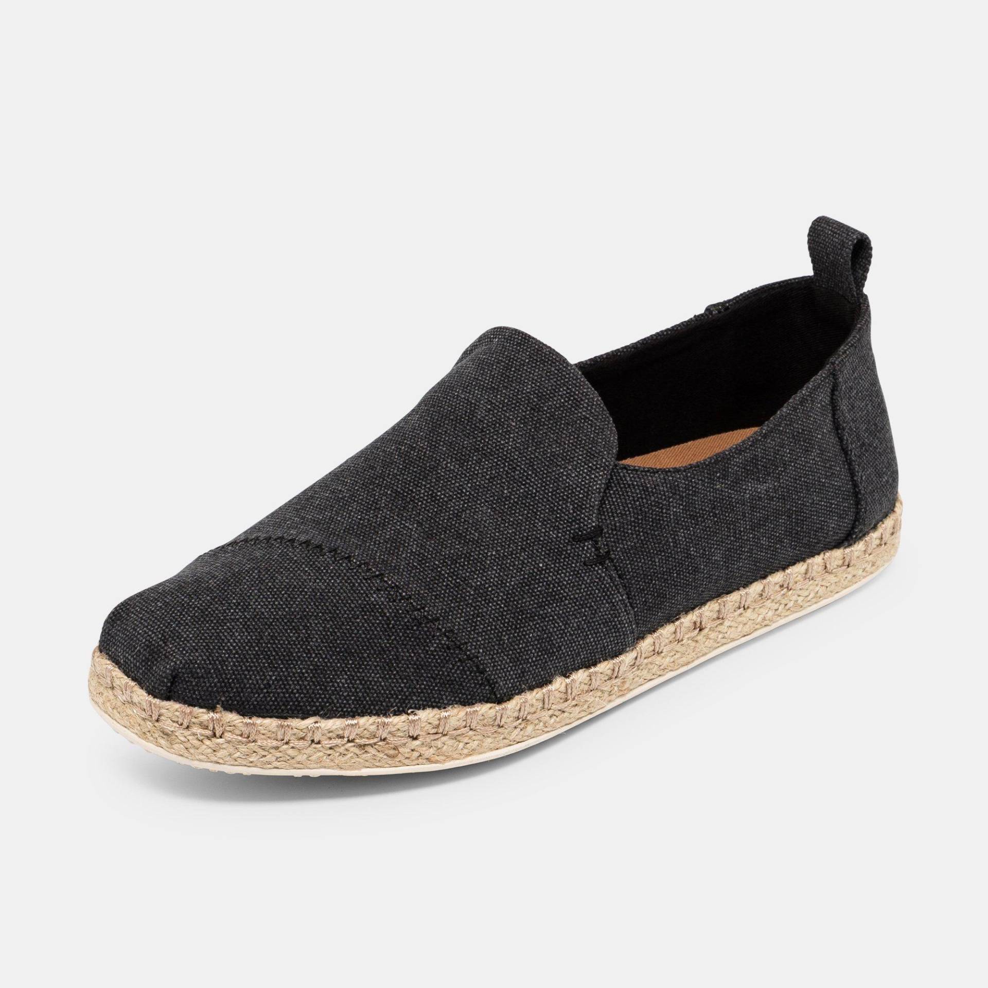 Espadrilles Herren Black 40 von TOMS