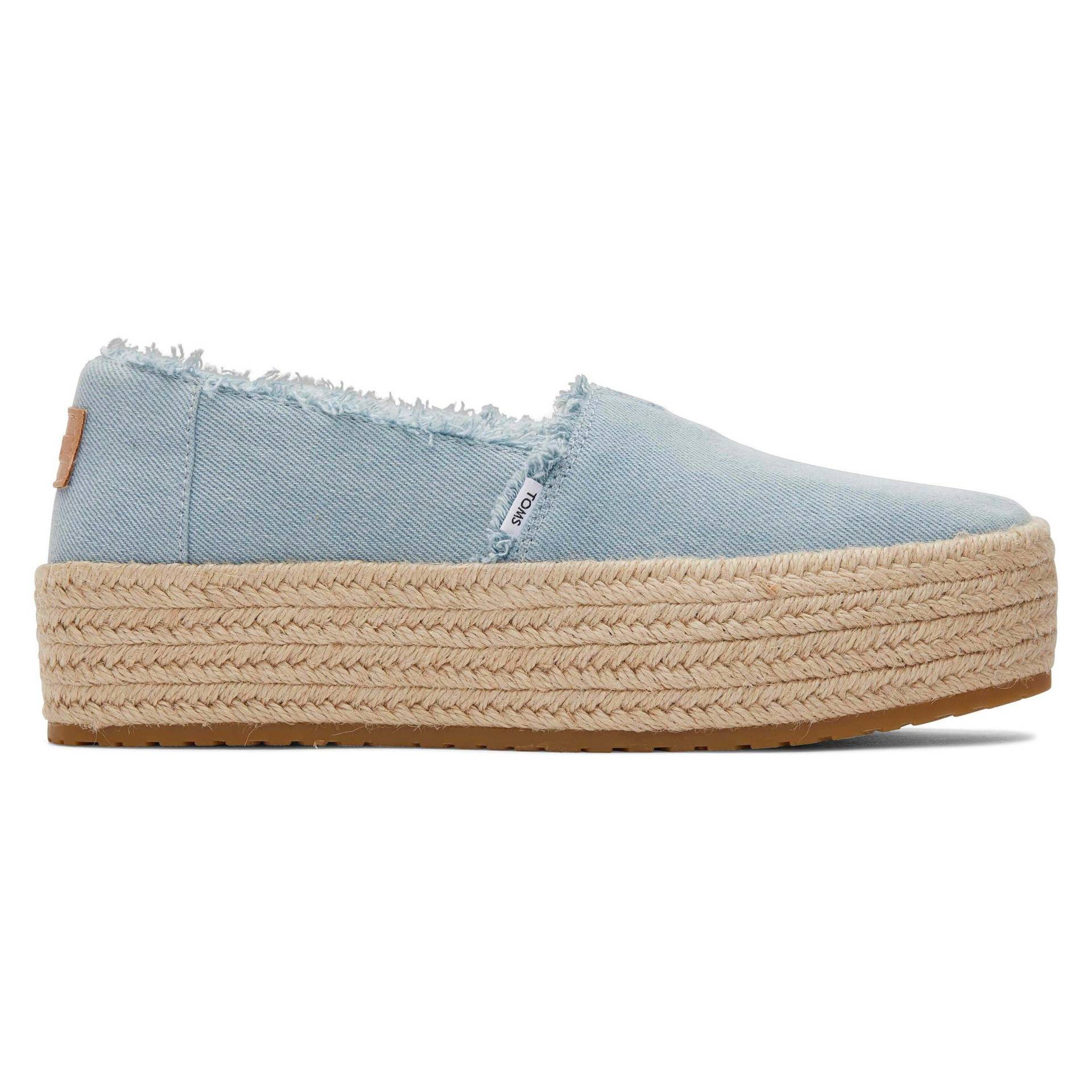 -plattform-espadrilles Aus Jeans Valencia Damen  38.5 von TOMS