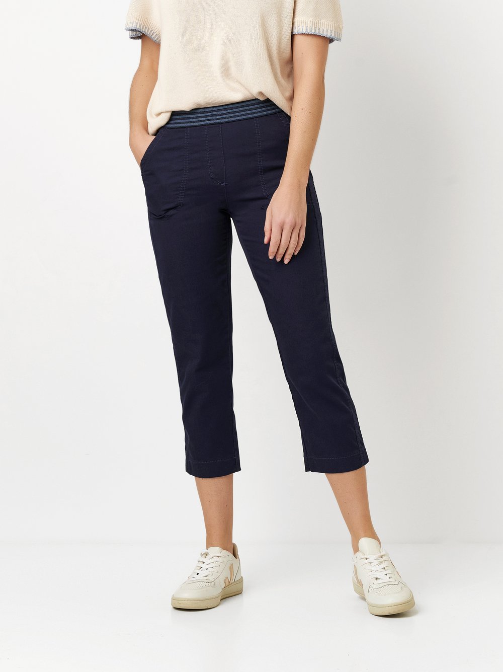 TONI 3/4-Hose »Sue«, mit gestreiftem Bund TONI 3/4-Hose »Sue«, mit gestreiftem Bund von TONI