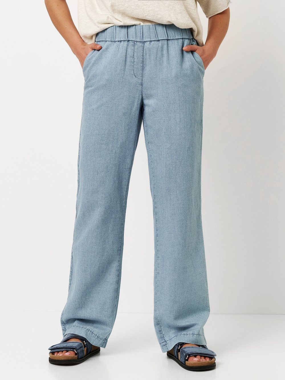 TONI Schlupfhose »Pia Wide«, in sommerlicher Qualität mit Leinen TONI Schlupfhose »Pia Wide«, in sommerlicher Qualität mit Leinen von TONI