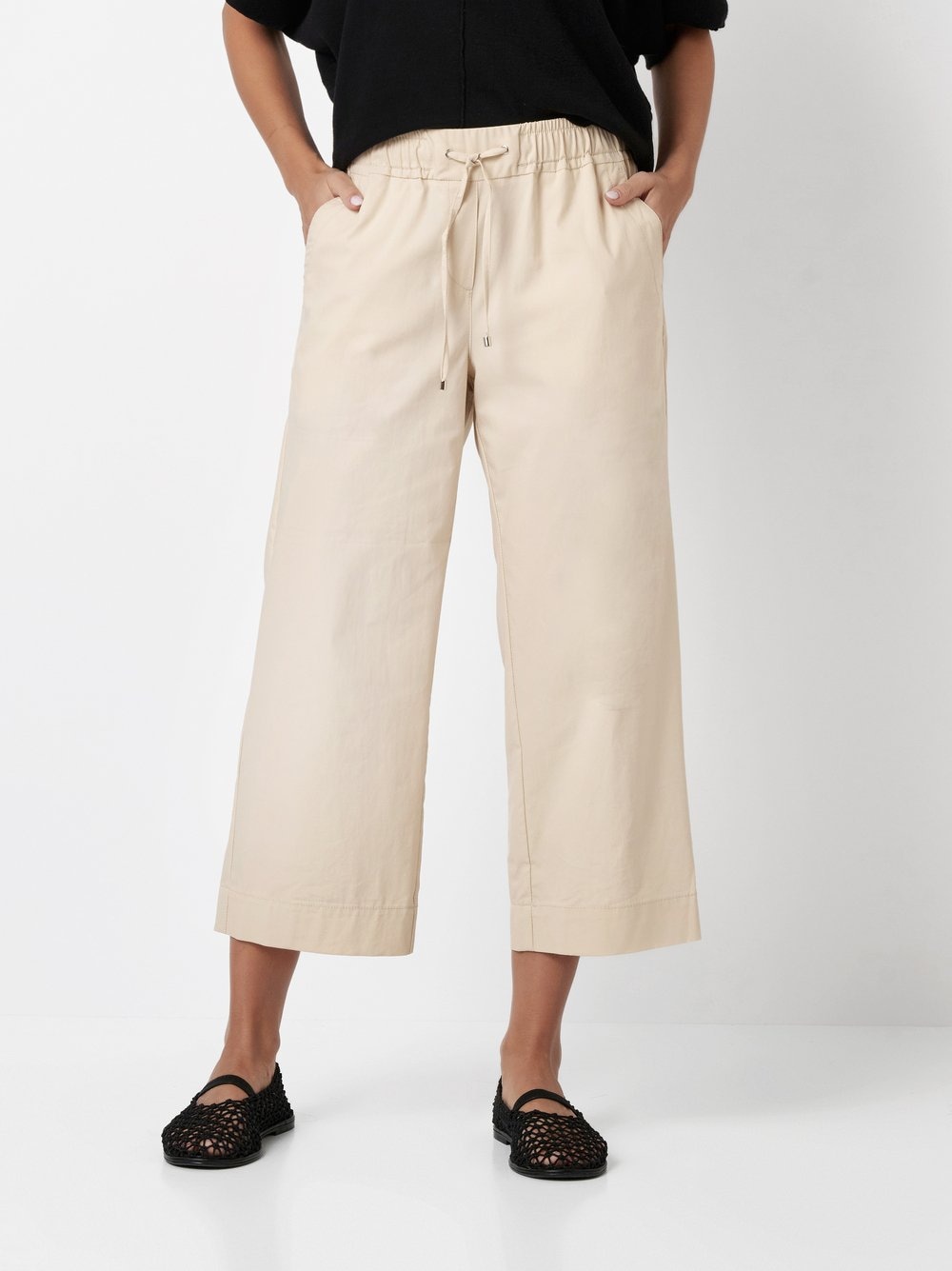 TONI Schlupfhose »Pia Wide Leg 3/4«, in 3/4-Länge, mit weitem Bein von TONI
