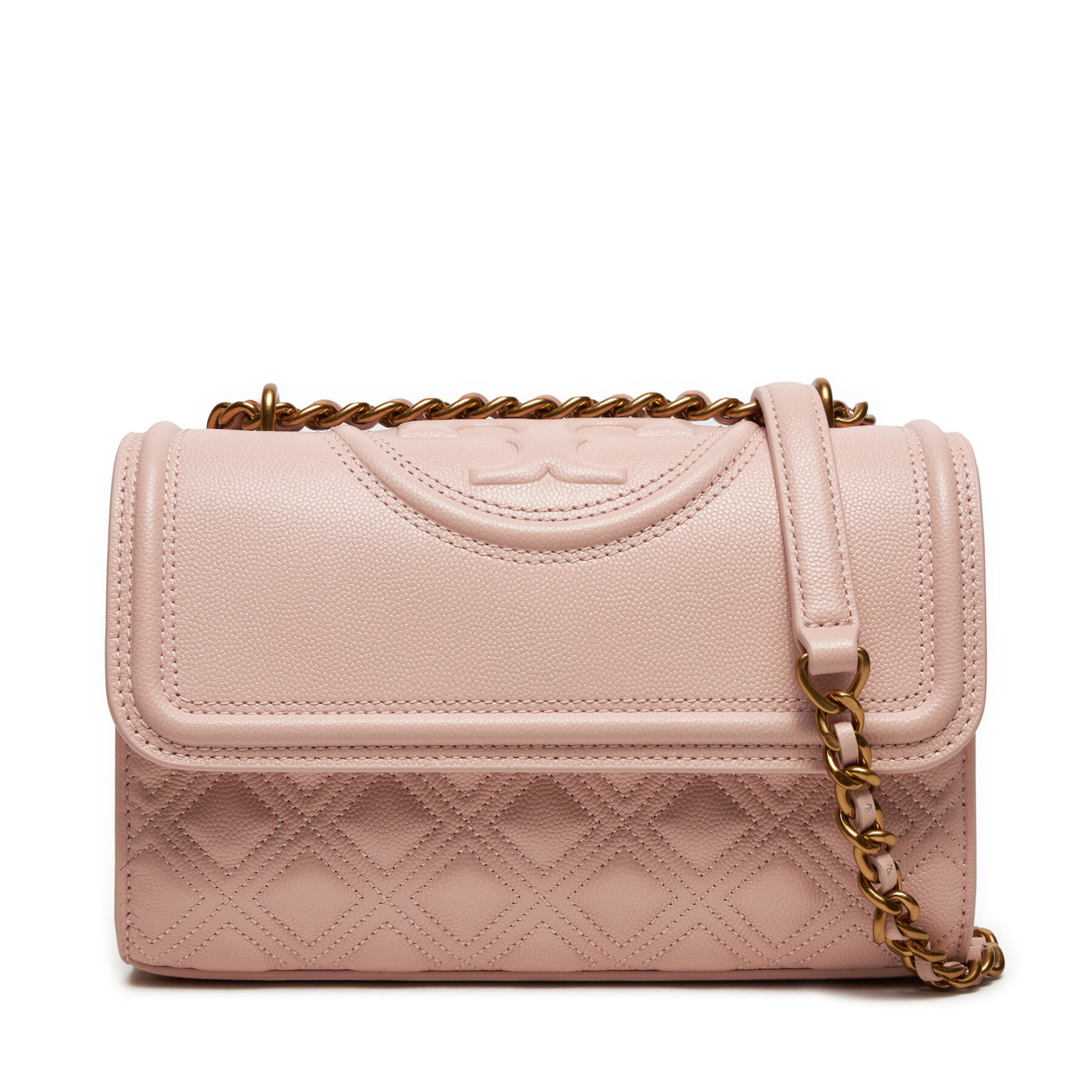 Handtasche Tory Burch Small Fleminf Polished Grain Convertible Shoulder Bag 158435 Rosa Handtasche Tory Burch Small Fleminf Polished Grain Convertible Shoulder Bag 158435 Rosa von TORY BURCH