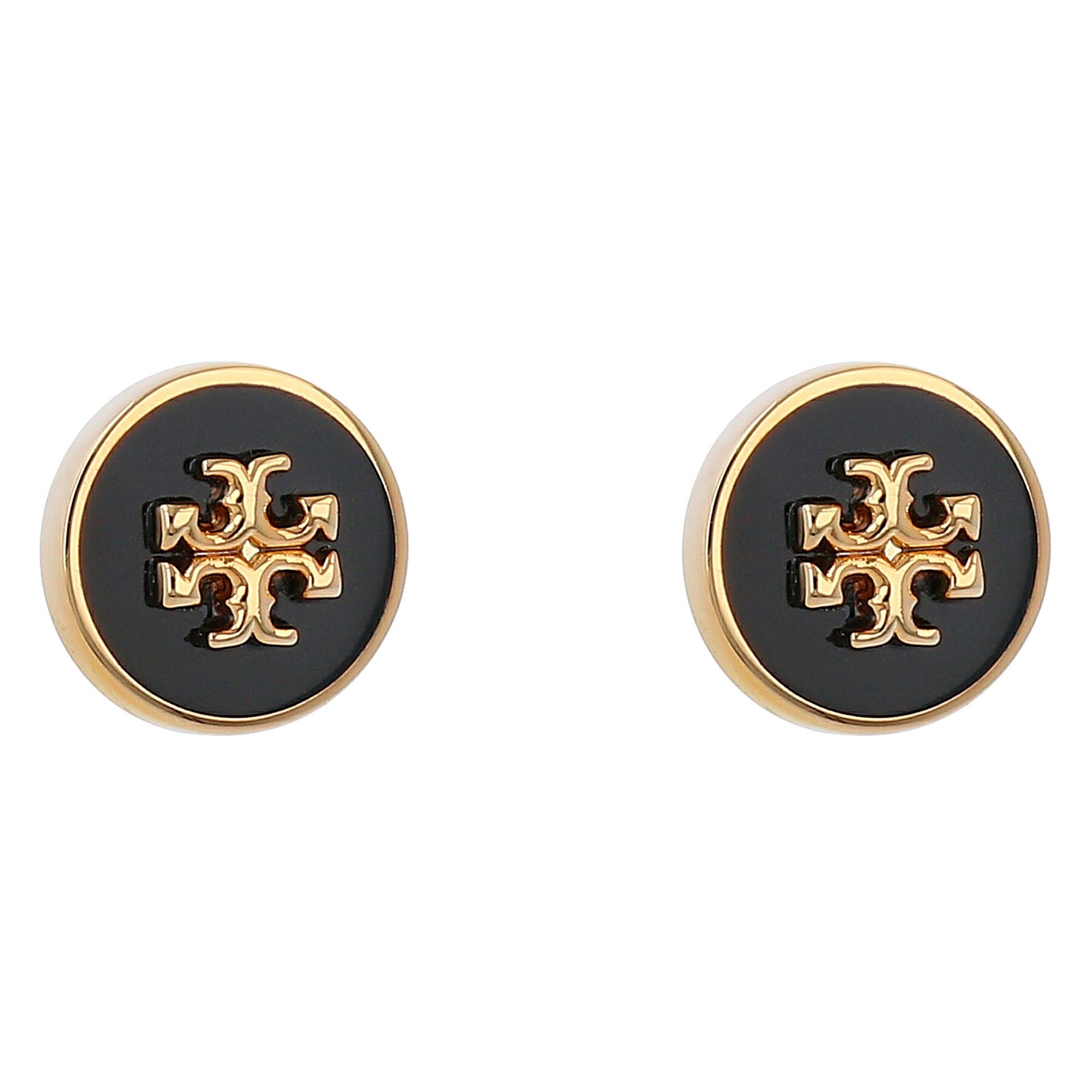 Ohrringe Tory Burch Kira 90547 Tory Gold / Black von TORY BURCH