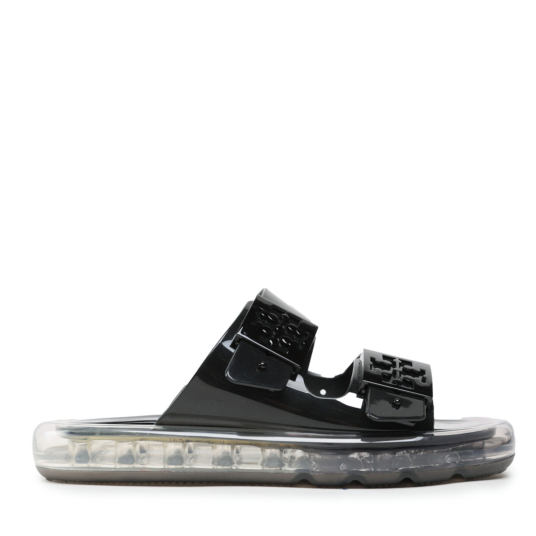 Pantoletten Tory Burch Buckle Bubble Jelly 149718 Schwarz Pantoletten Tory Burch Buckle Bubble Jelly 149718 Schwarz von TORY BURCH