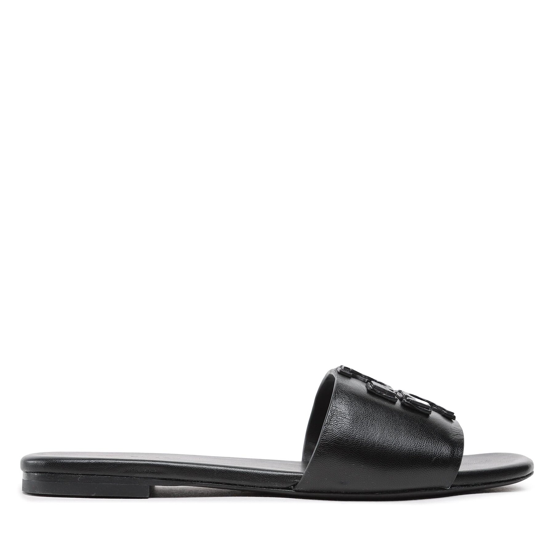Pantoletten Tory Burch Double Stack Logo Slide 149466 Schwarz Pantoletten Tory Burch Double Stack Logo Slide 149466 Schwarz von TORY BURCH
