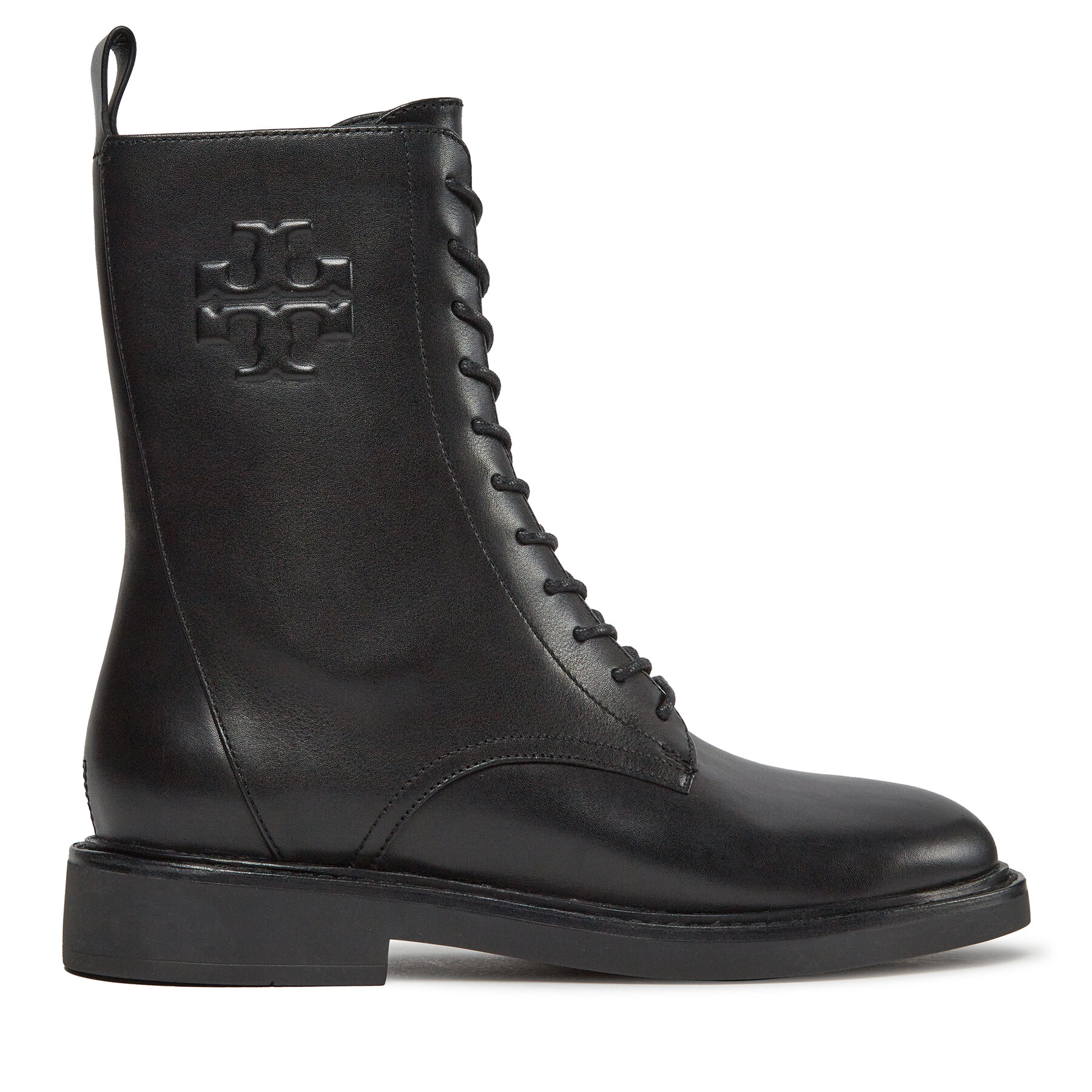 Stiefeletten Tory Burch Double T Combat Boot 154336 Perfect Black 006 von TORY BURCH