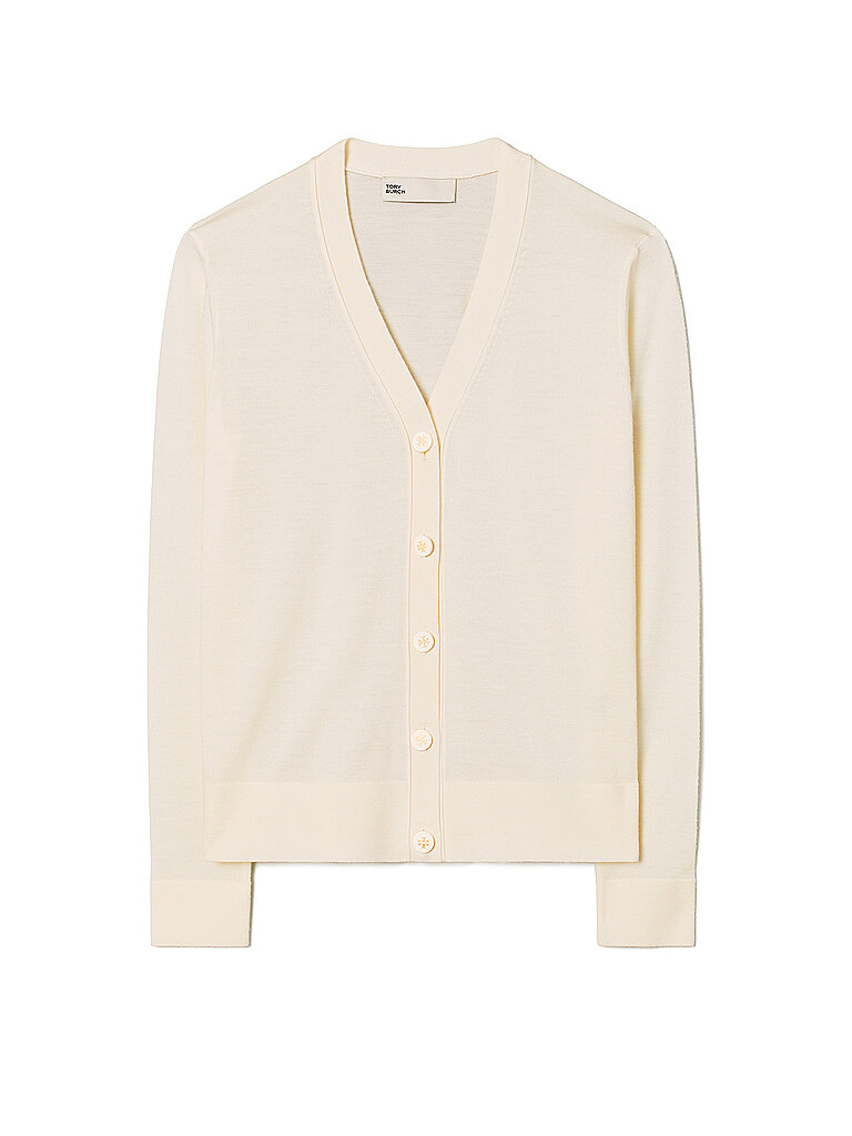 TORY BURCH Cardigan SIMONE creme | L von TORY BURCH