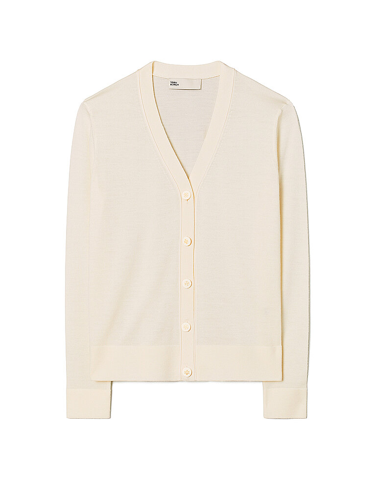 TORY BURCH Cardigan SIMONE creme | L von TORY BURCH