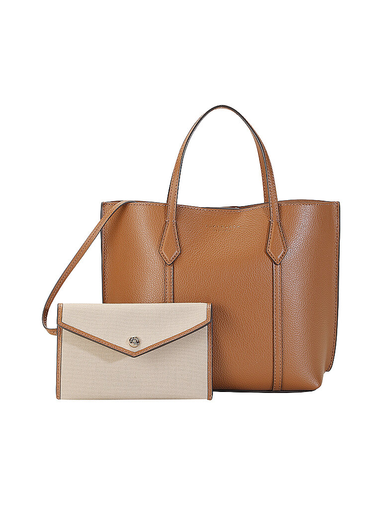TORY BURCH Ledertasche - Shopper PERRY SMALL TOTE braun TORY BURCH Ledertasche - Shopper PERRY SMALL TOTE braun von TORY BURCH