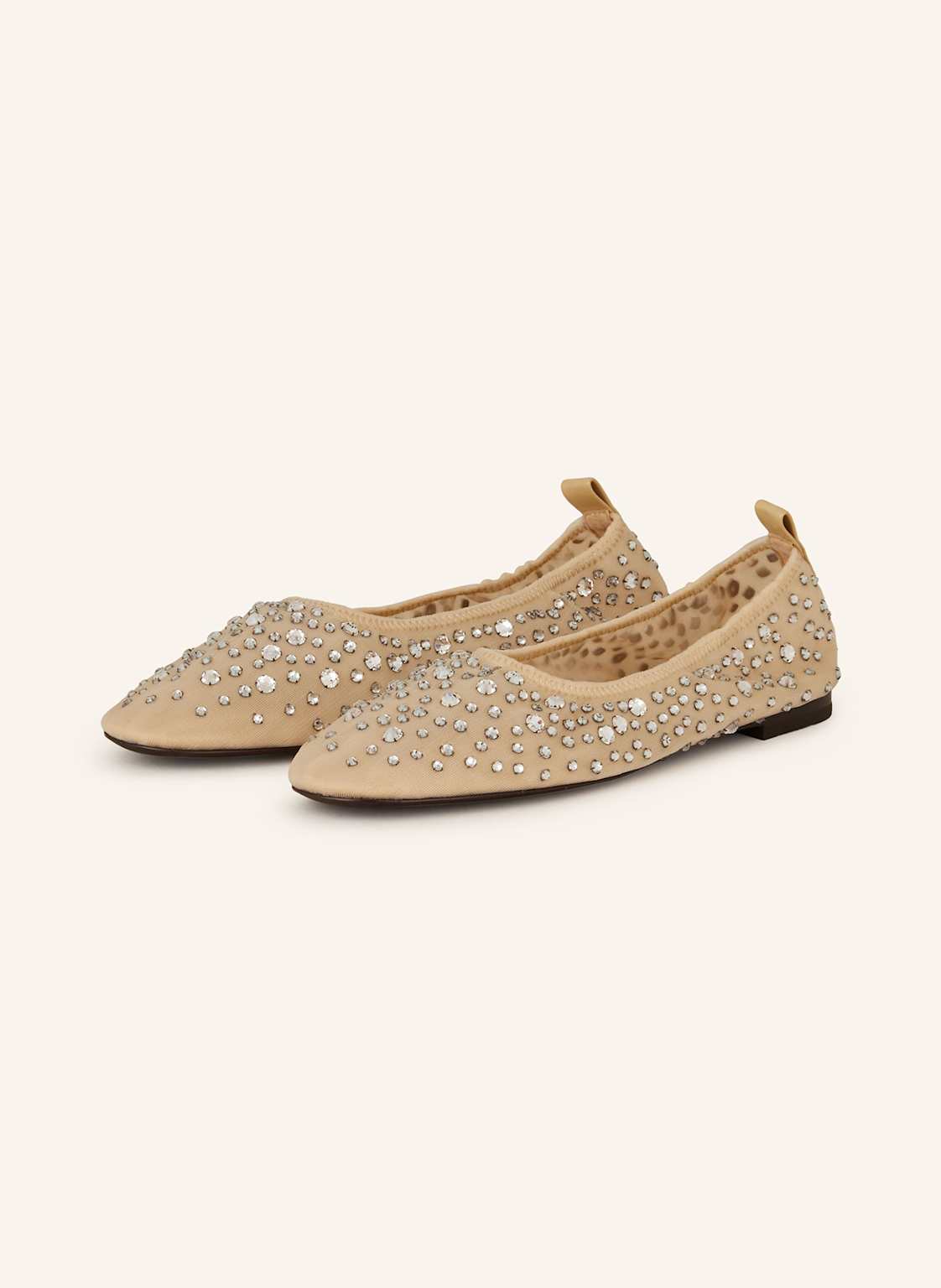 Tory Burch Ballerinas Crystal Mit Schmucksteinen beige Tory Burch Ballerinas Crystal Mit Schmucksteinen beige von TORY BURCH