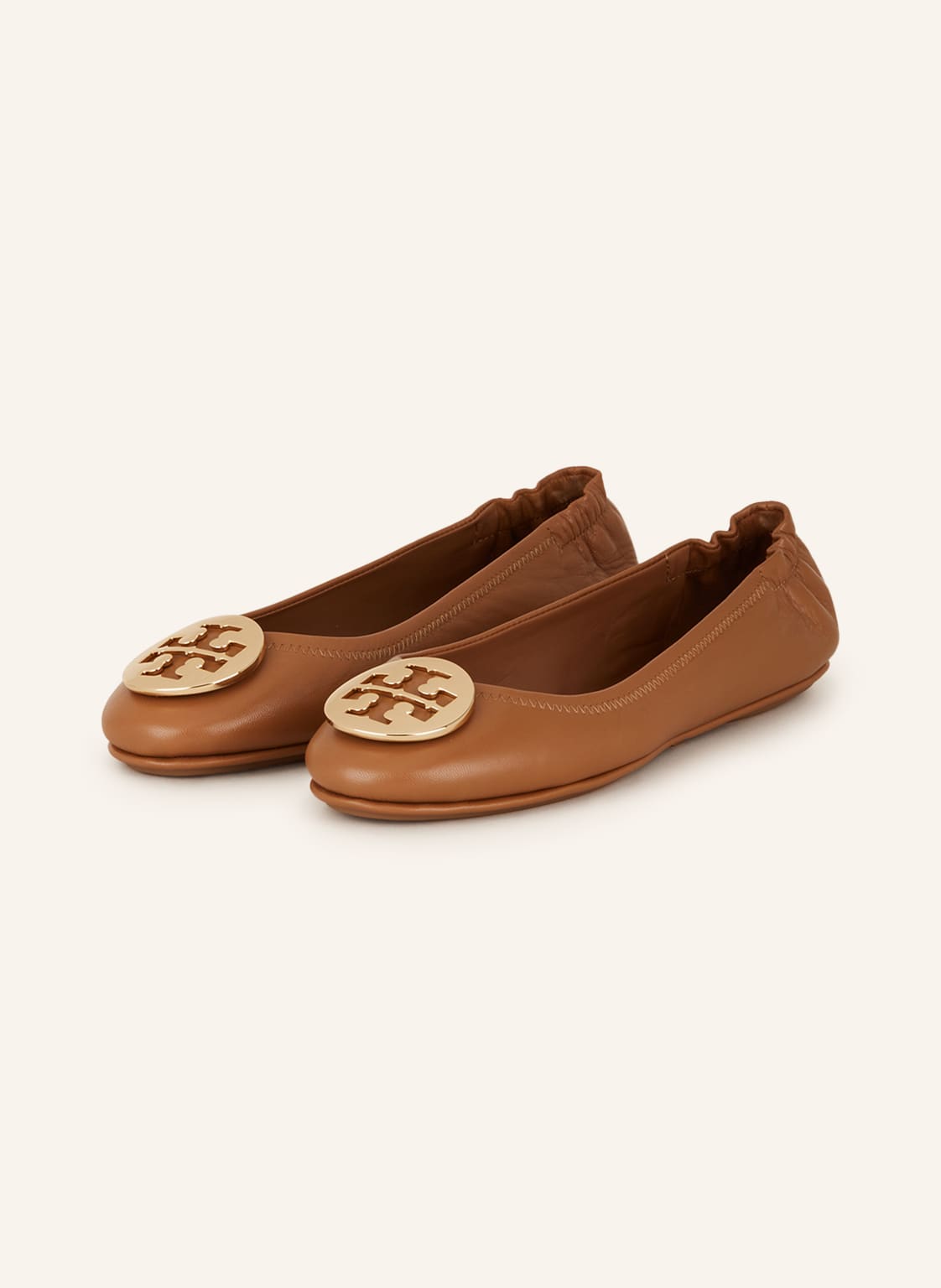 Tory Burch Ballerinas Minnie braun von TORY BURCH