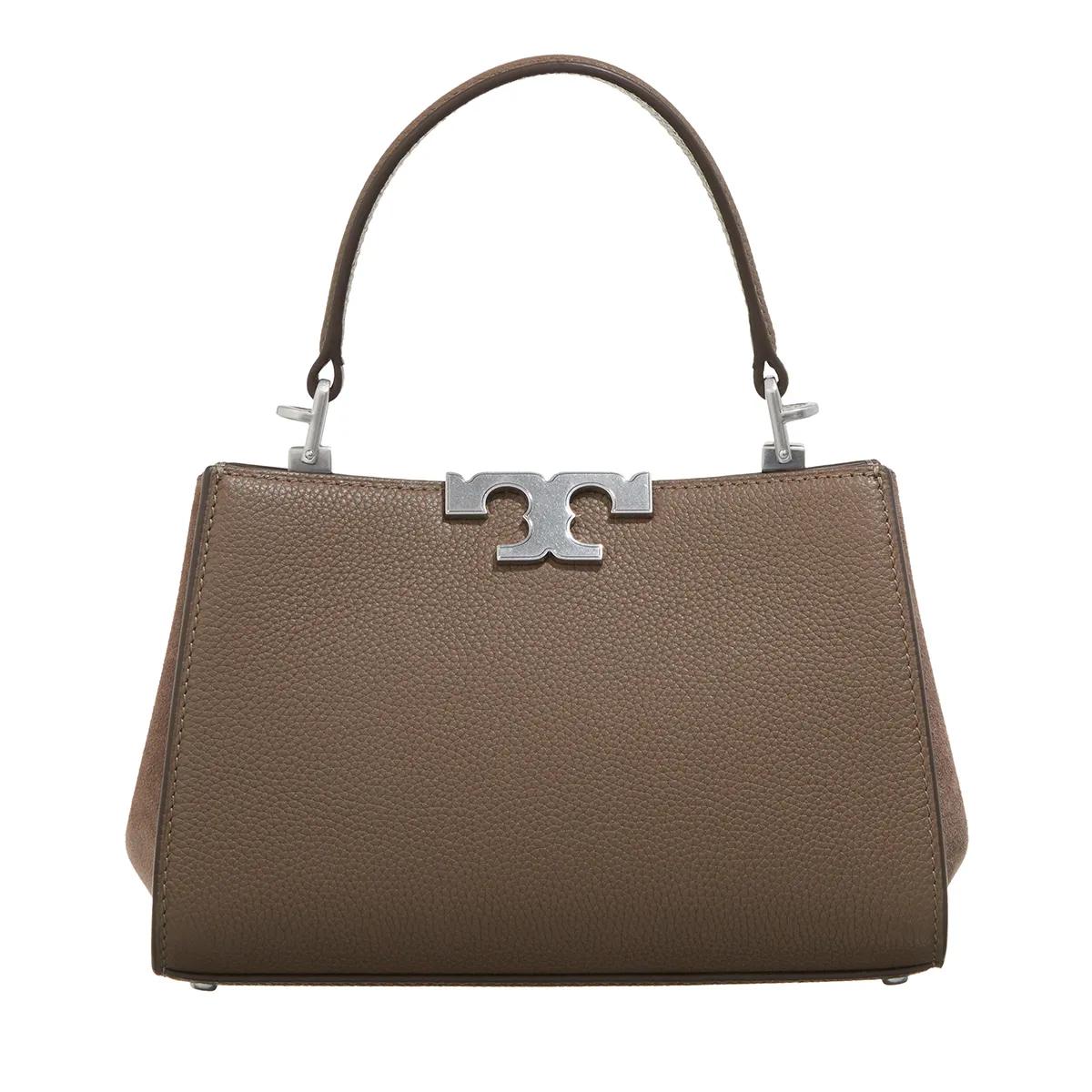 Tory Burch Handtasche - Eleanor Pebbled Mini Satchel - Gr. unisize - in Braun - für Damen Tory Burch Handtasche - Eleanor Pebbled Mini Satchel - Gr. unisize - in Braun - für Damen von TORY BURCH
