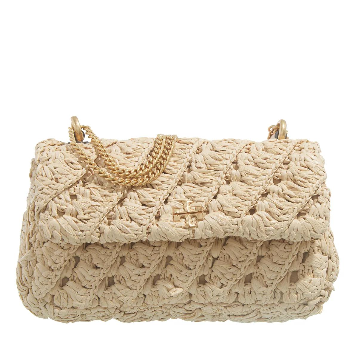 Tory Burch Handtasche - Kira Woven Mini Flap Bag - Gr. unisize - in Beige - für Damen Tory Burch Handtasche - Kira Woven Mini Flap Bag - Gr. unisize - in Beige - für Damen von TORY BURCH