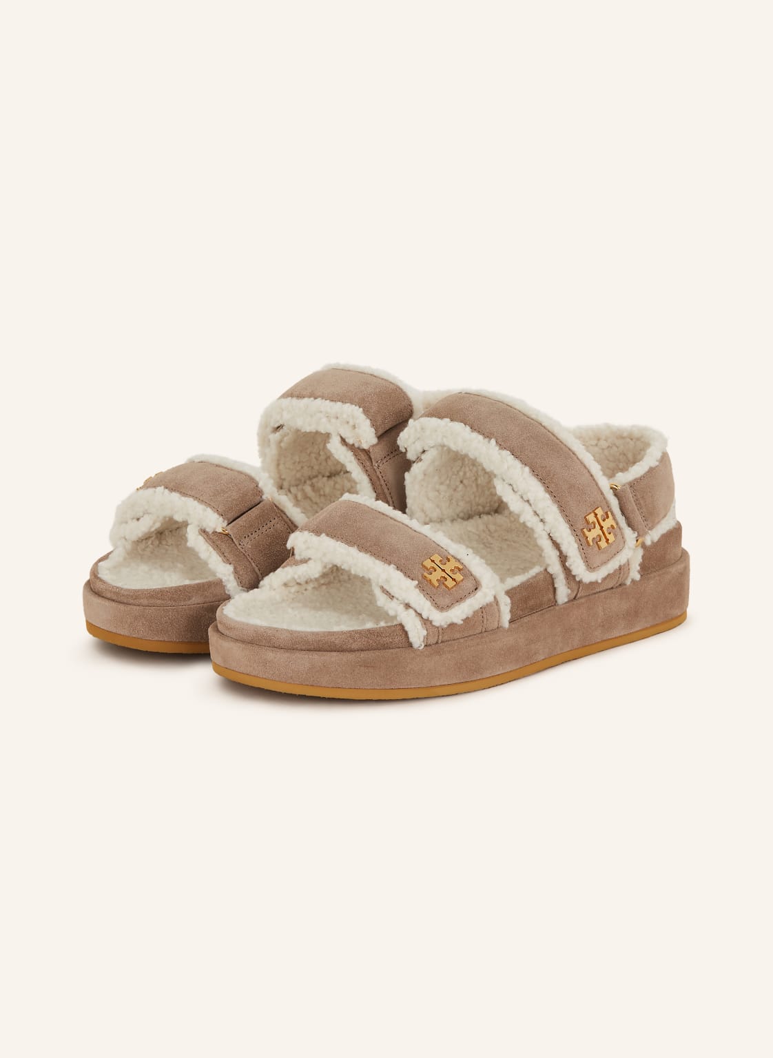 Tory Burch Plateau-Sandalen Kira beige von TORY BURCH