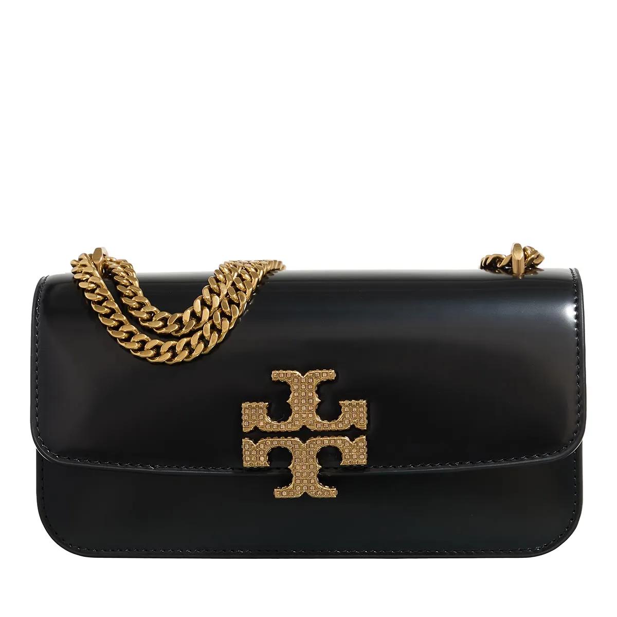 Tory Burch Schultertasche - Eleanor Pave Spazzolato E/W Small Convertible Shou - Gr. unisize - in Schwarz - für Damen Tory Burch Schultertasche - Eleanor Pave Spazzolato E/W Small Convertible Shou - Gr. unisize - in Schwarz - für Damen von TORY BURCH