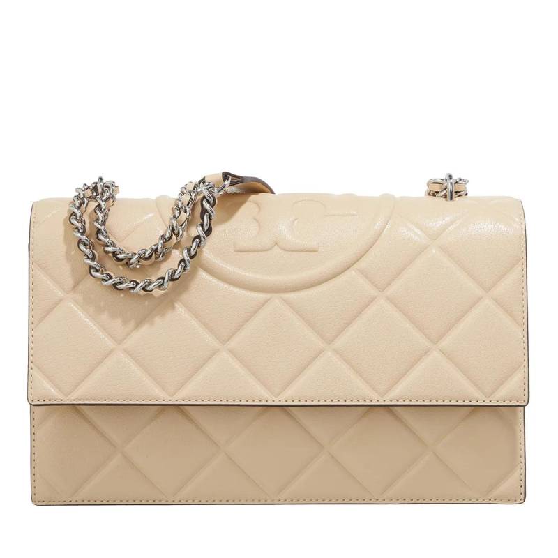 Tory Burch Schultertasche - Fleming Convertible Shoulder Bag - Gr. unisize - in Beige - für Damen von TORY BURCH