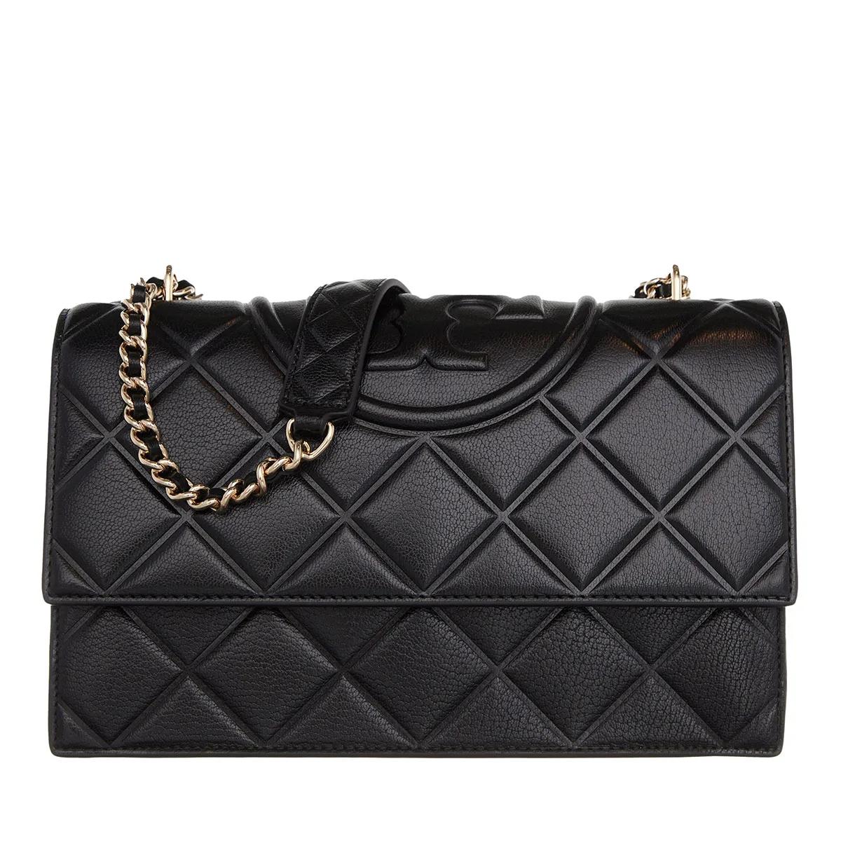 Tory Burch Schultertasche - Fleming Convertible Shoulder Bag - Gr. unisize - in Schwarz - für Damen Tory Burch Schultertasche - Fleming Convertible Shoulder Bag - Gr. unisize - in Schwarz - für Damen von TORY BURCH