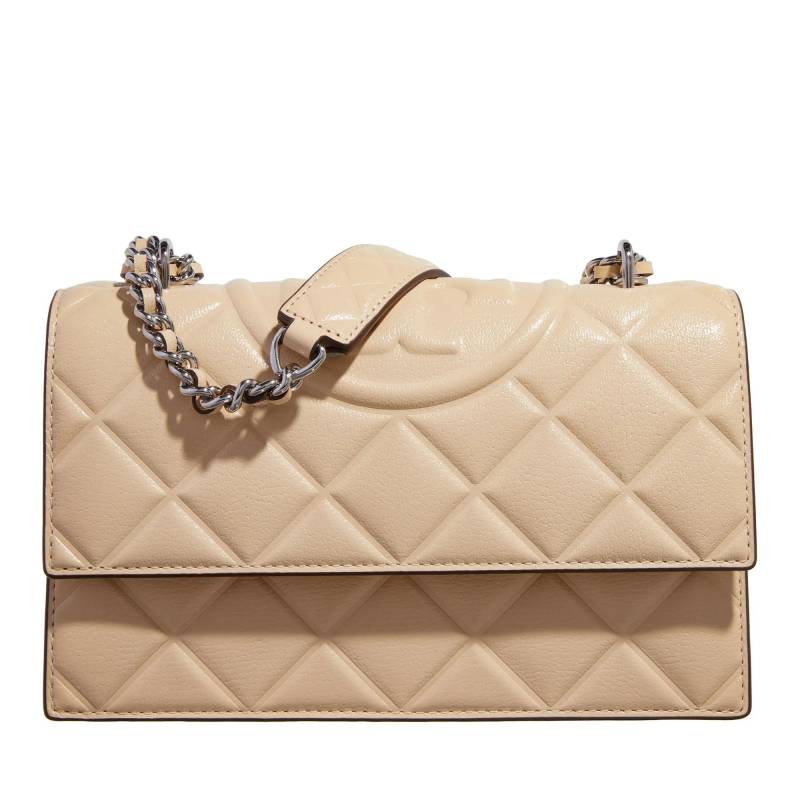Tory Burch Schultertasche - Fleming Small Convertible Shoulder Bag - Gr. unisize - in Beige - für Damen von TORY BURCH