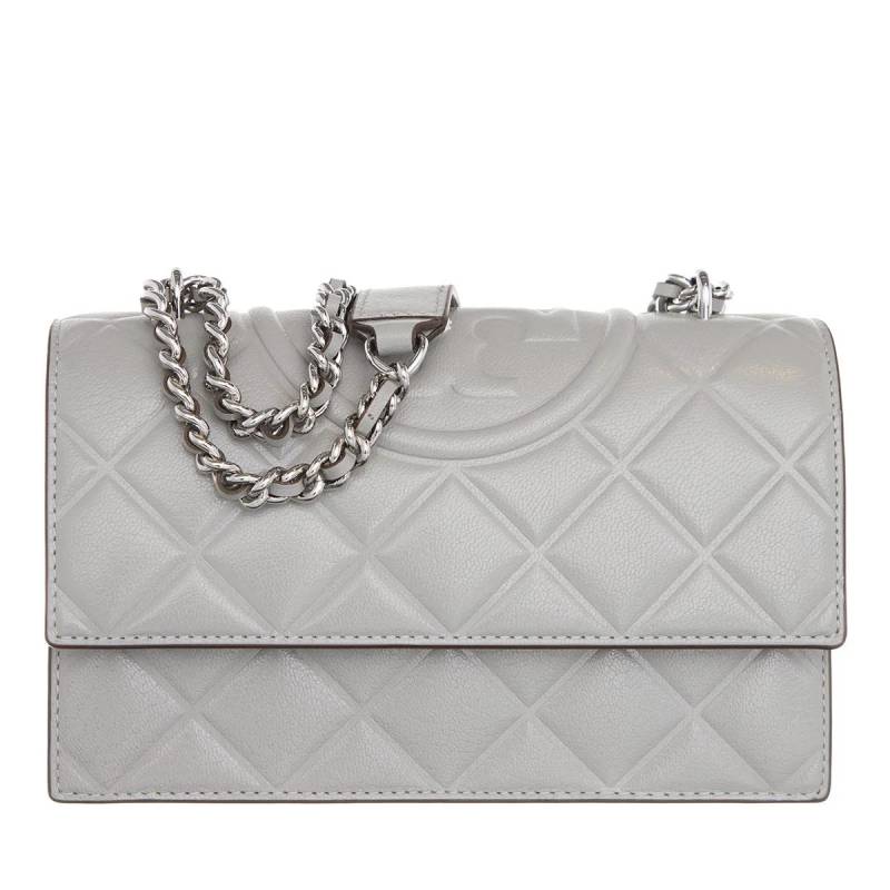 Tory Burch Schultertasche - Fleming Small Convertible Shoulder Bag - Gr. unisize - in Grau - für Damen von TORY BURCH