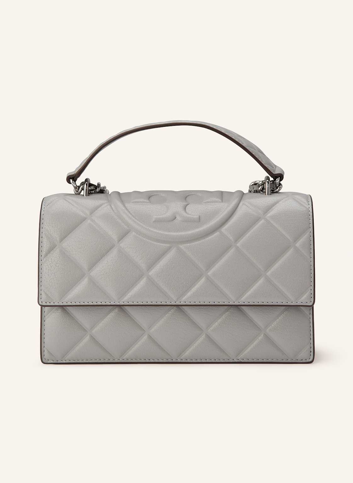 Tory Burch Schultertasche Fleming grau Tory Burch Schultertasche Fleming grau von TORY BURCH
