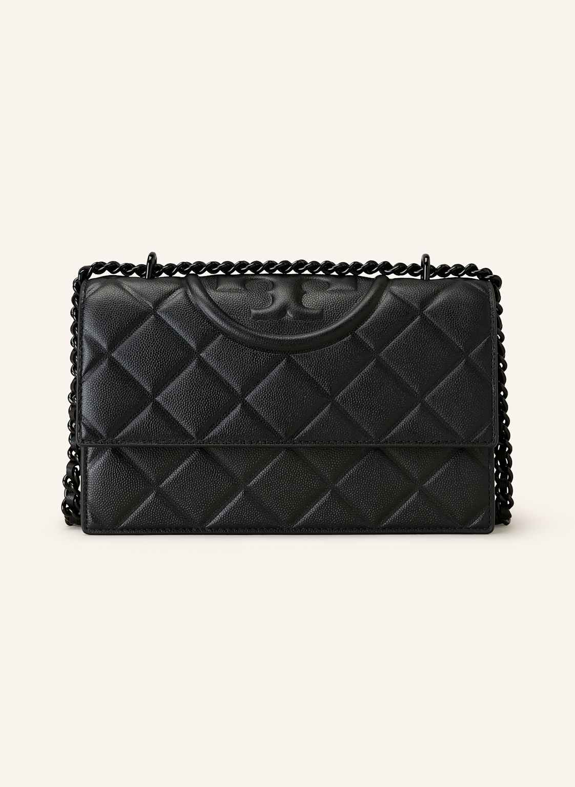 Tory Burch Schultertasche Fleming schwarz von TORY BURCH