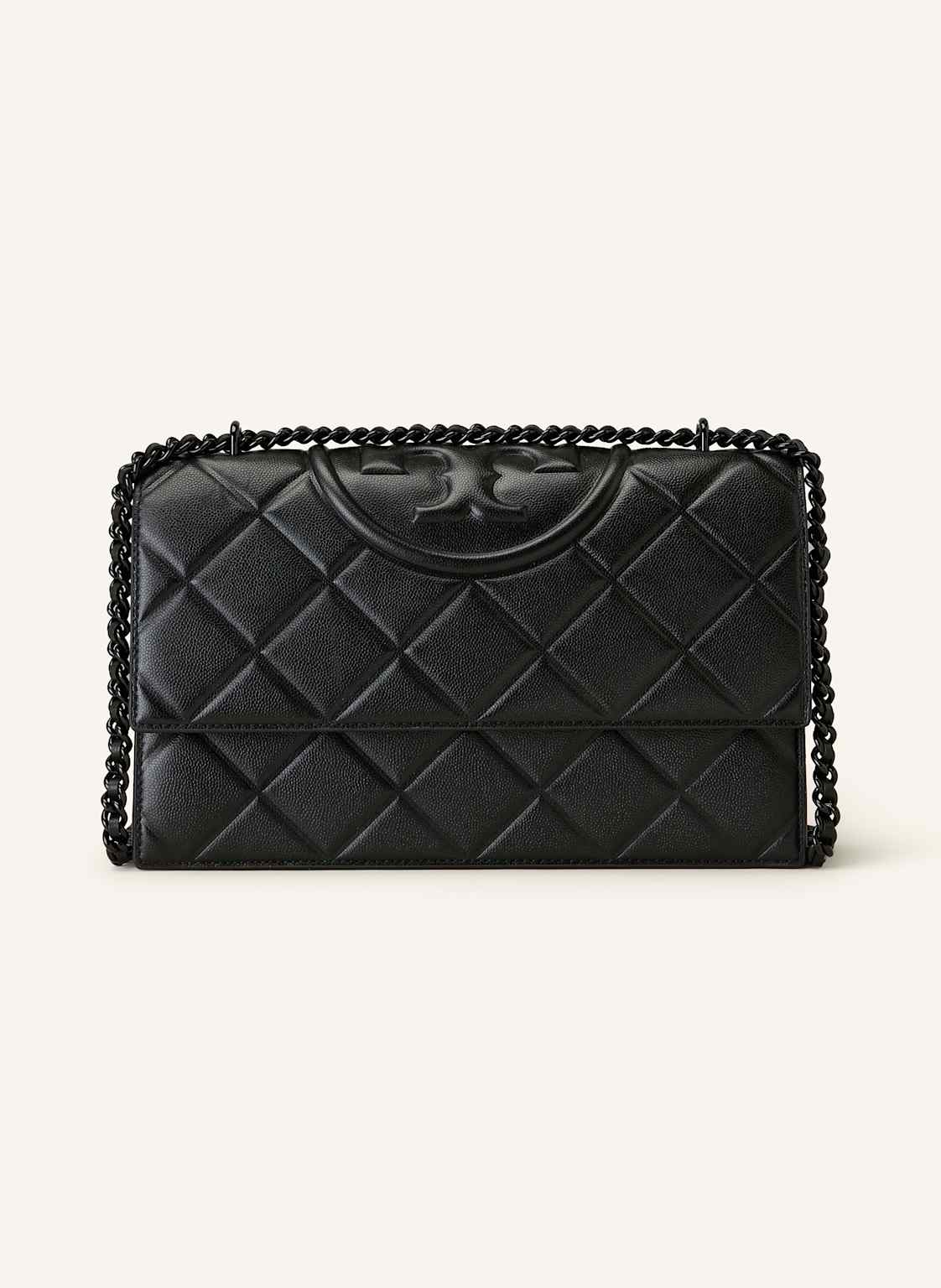 Tory Burch Schultertasche Fleming schwarz von TORY BURCH