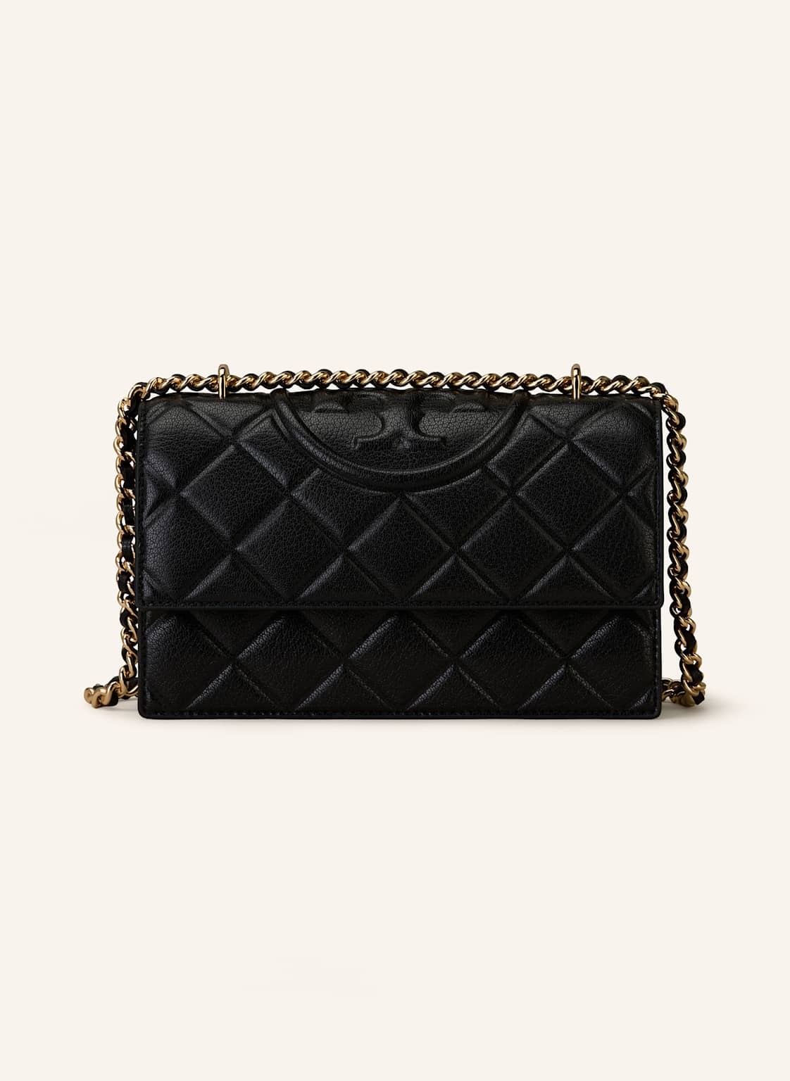 Tory Burch Schultertasche Fleming schwarz von TORY BURCH