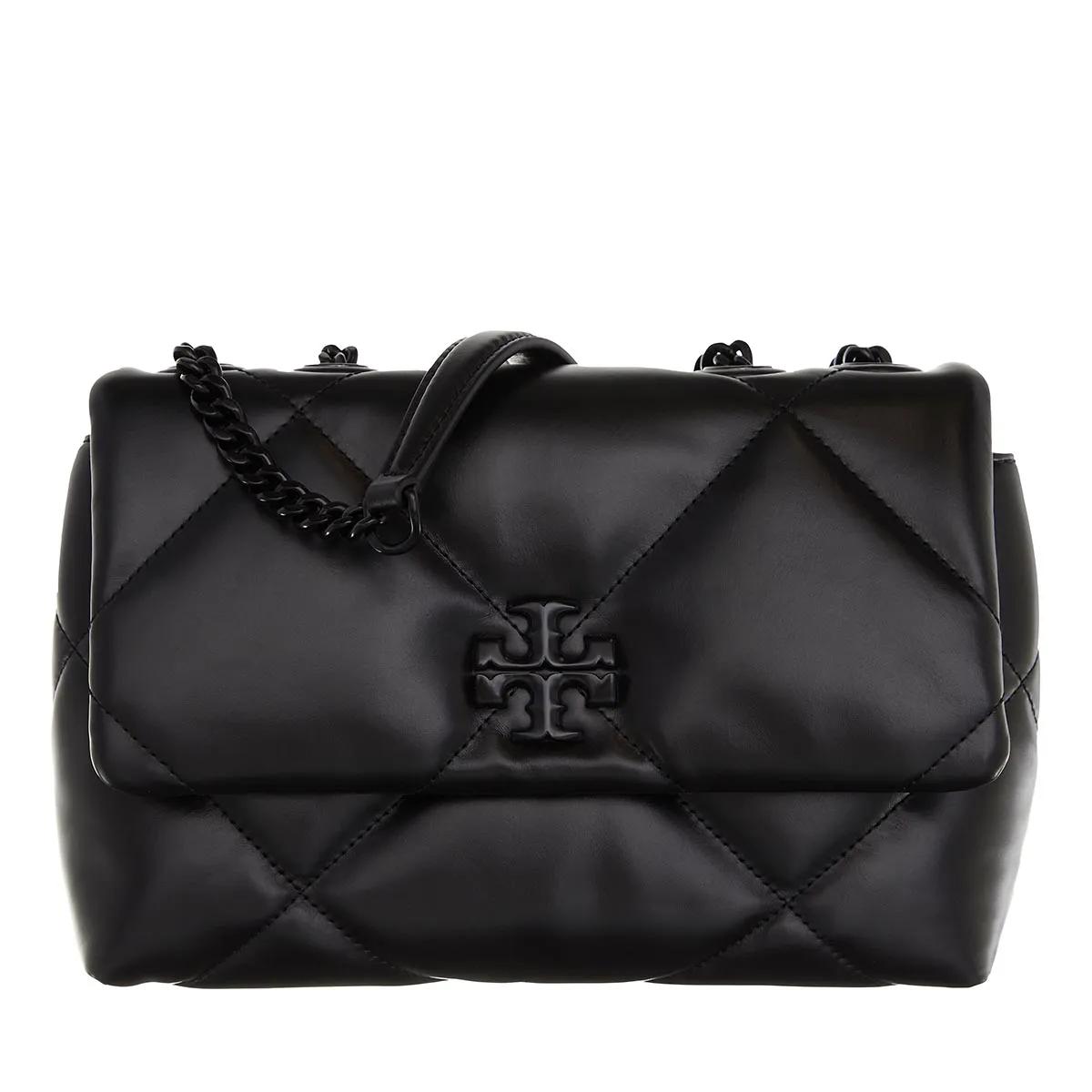 Tory Burch Schultertasche - Kira Diamond Quilt Powder Coated Small Convertible - Gr. unisize - in Schwarz - für Damen Tory Burch Schultertasche - Kira Diamond Quilt Powder Coated Small Convertible - Gr. unisize - in Schwarz - für Damen von TORY BURCH
