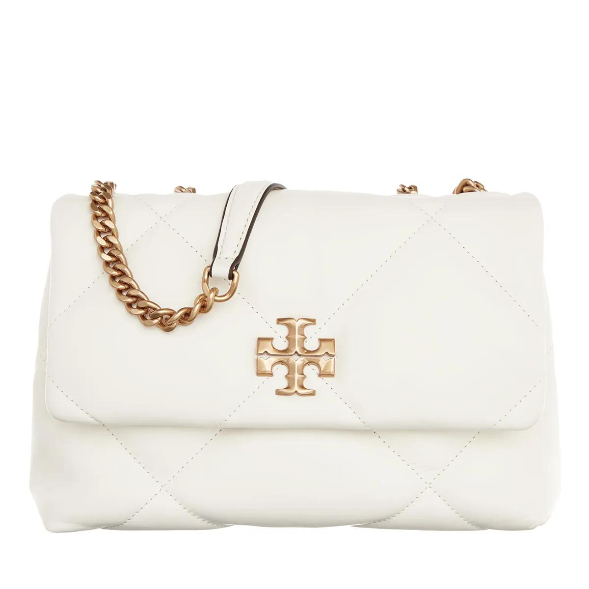 Tory Burch Schultertasche - Kira Diamond Quilt Small Convertible Shoulder Bag - Gr. unisize - in Creme - für Damen Tory Burch Schultertasche - Kira Diamond Quilt Small Convertible Shoulder Bag - Gr. unisize - in Creme - für Damen von TORY BURCH