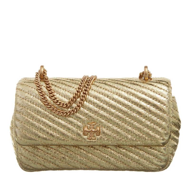 Tory Burch Schultertasche - Kira Metallic Moto Quilt Mini Flap Bag - für Damen von TORY BURCH