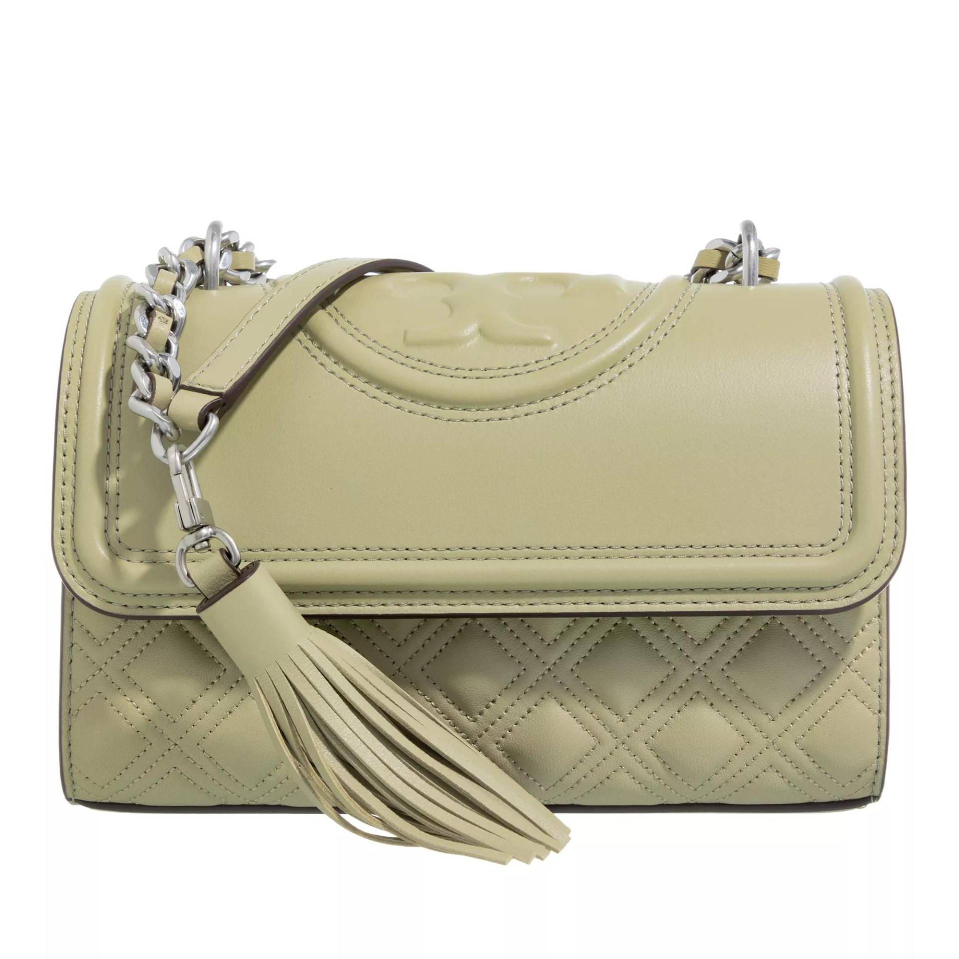 Tory Burch Schultertasche - Fleming Small Convertible Shoulder Bag - Gr. unisize - in Grün - für Damen von TORY BURCH