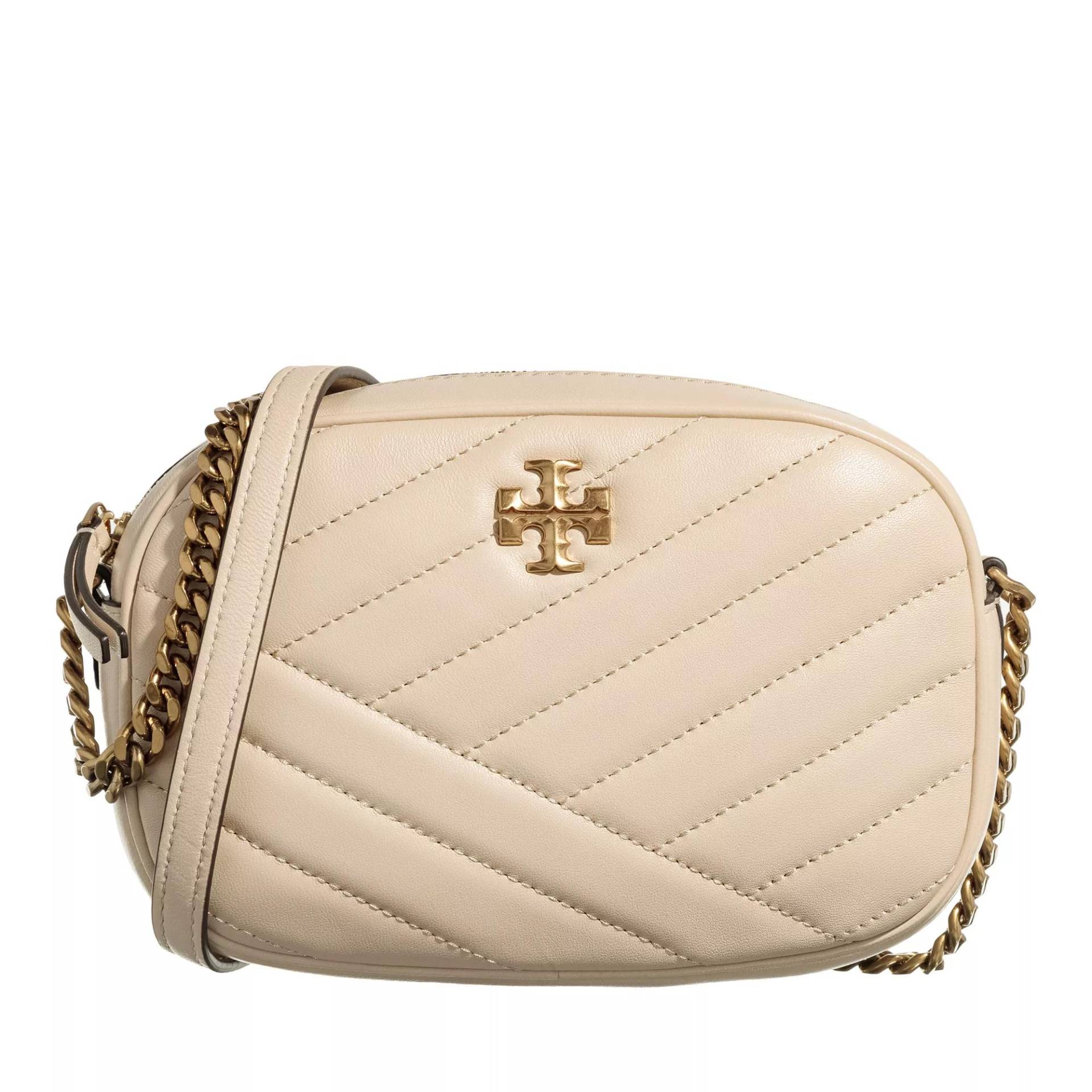 Tory Burch Umhängetasche - Kira Chevron Camera Bag - Gr. unisize - in Creme - für Damen von TORY BURCH