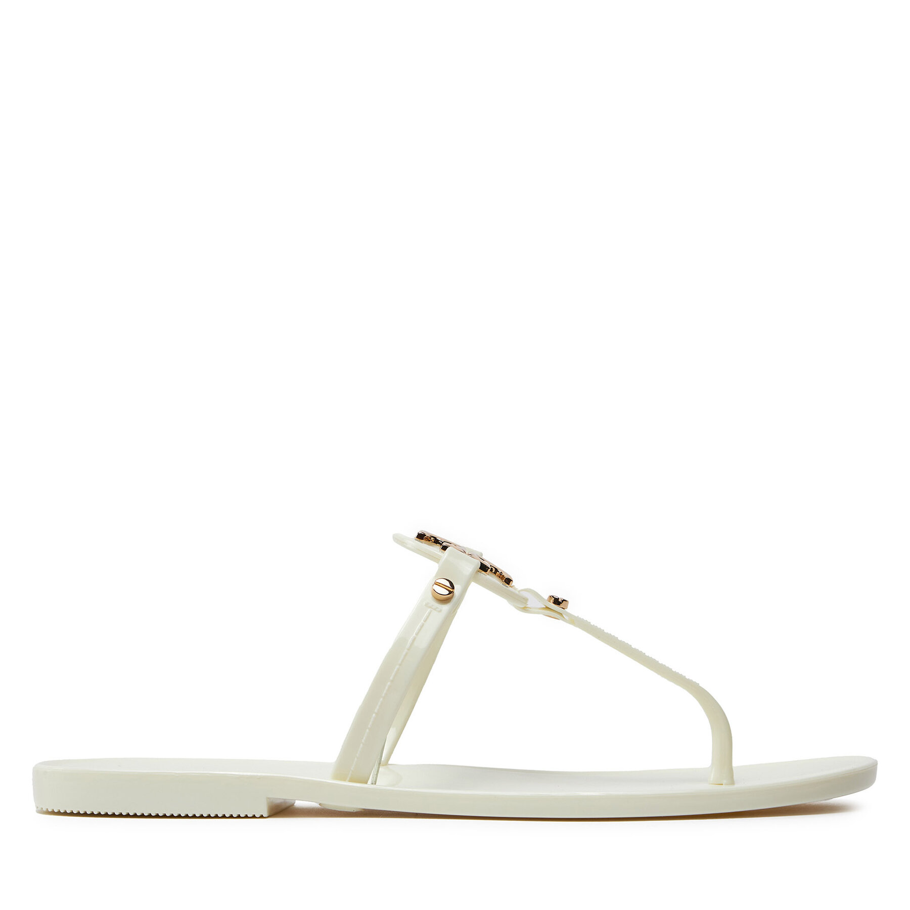 Zehentrenner Tory Burch Mini Miller Flat Thong 51148678 Ivory 104 von TORY BURCH