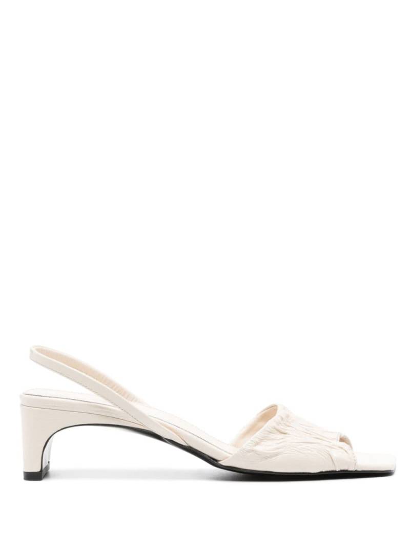 TOTEME The Gathered 50mm sandals - Neutrals von TOTEME