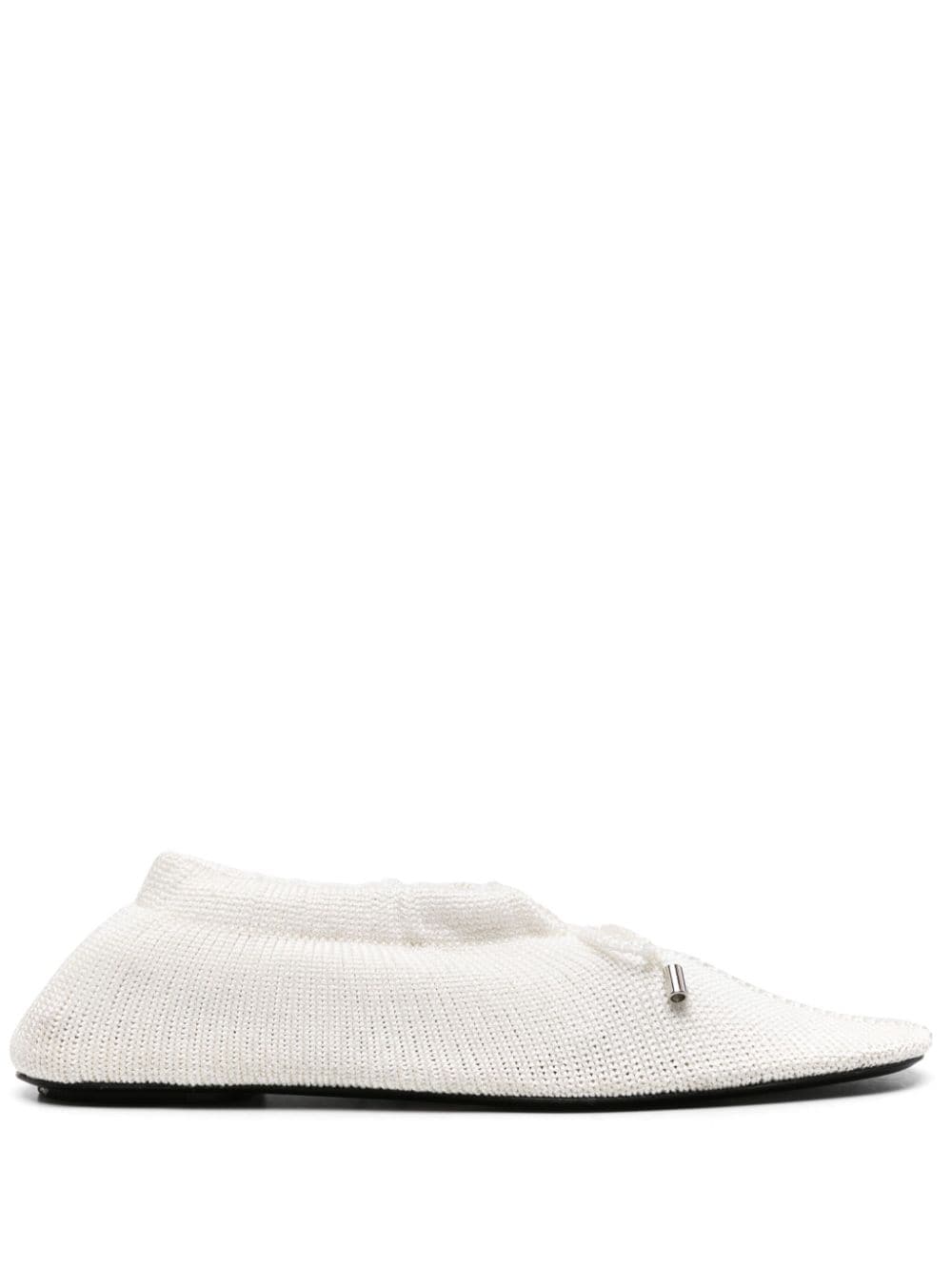 TOTEME The Knitted ballerina shoes - Neutrals von TOTEME
