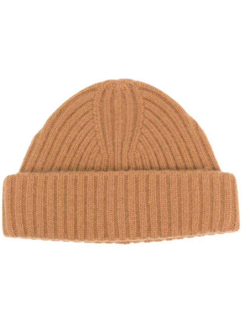 TOTEME chunky ribbed knit beanie - Brown von TOTEME