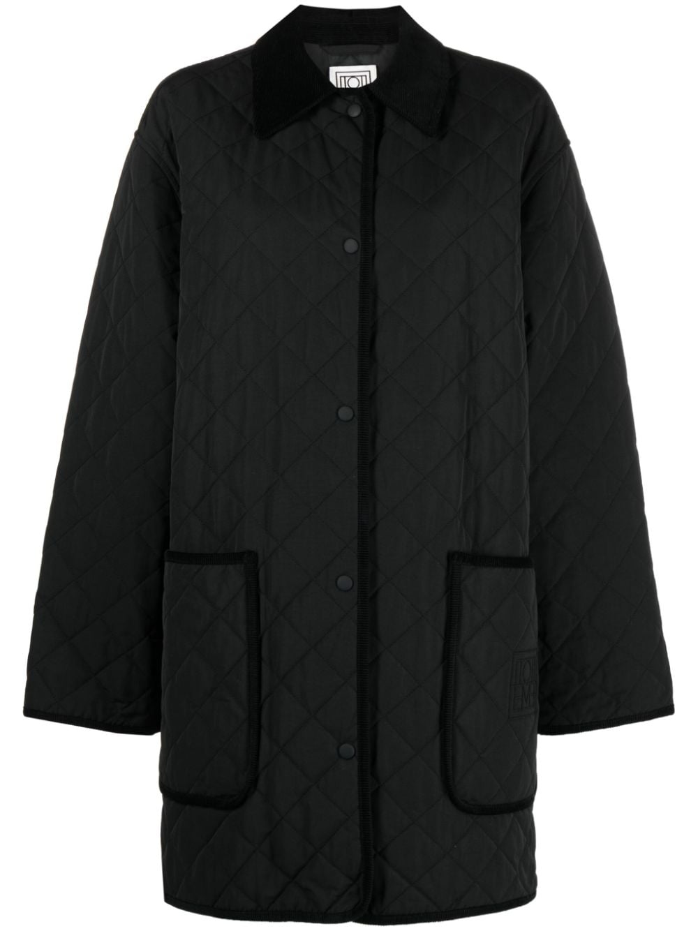 TOTEME quilted barn jacket - Black von TOTEME