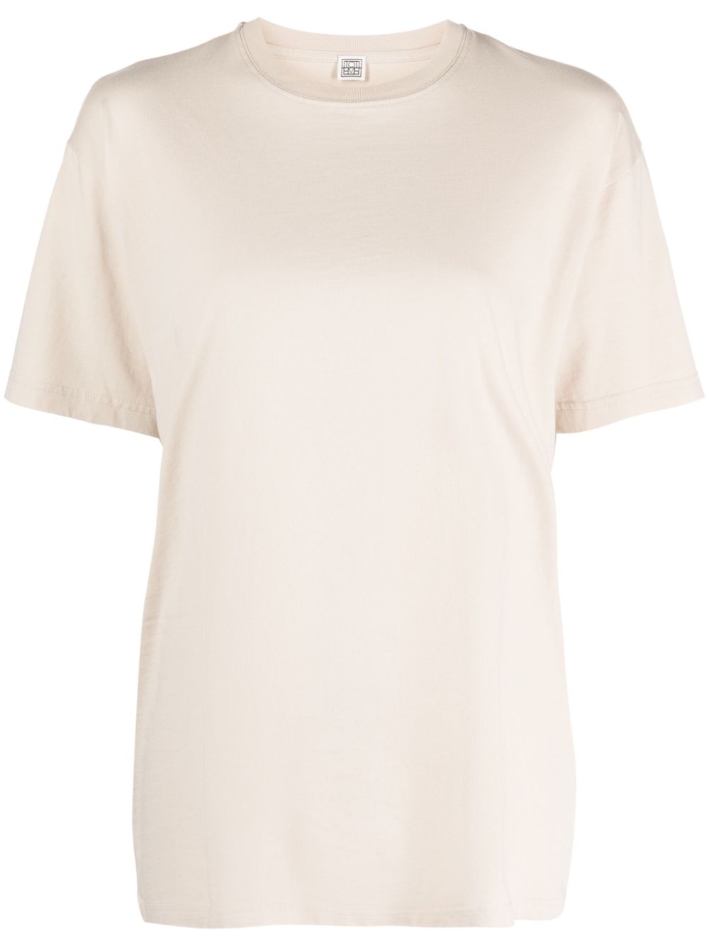 TOTEME crew-neck cotton T-shirt - Neutrals von TOTEME