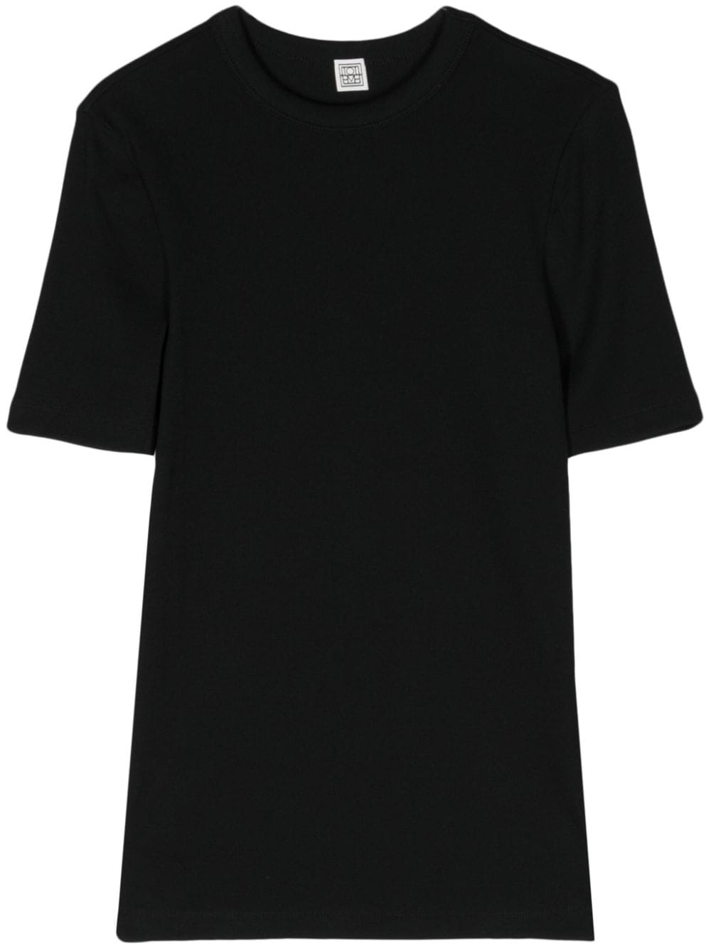 TOTEME crew-neck short-sleeve T-shirt - Black von TOTEME