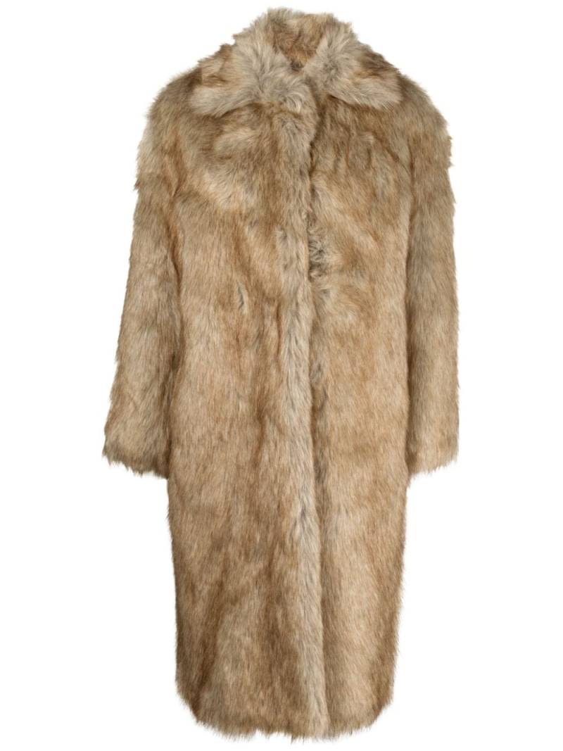 TOTEME faux-fur coat - Neutrals von TOTEME