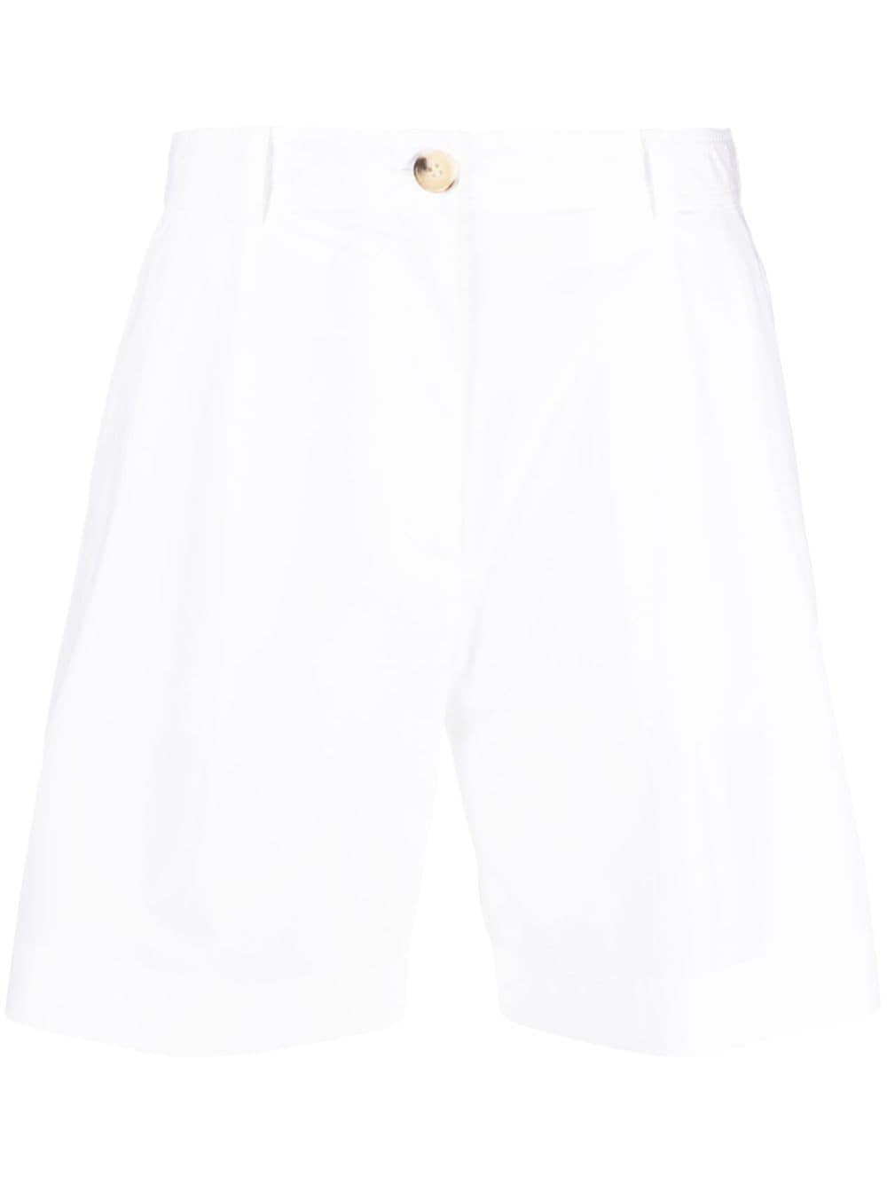 TOTEME high-rise tailored shorts - White von TOTEME