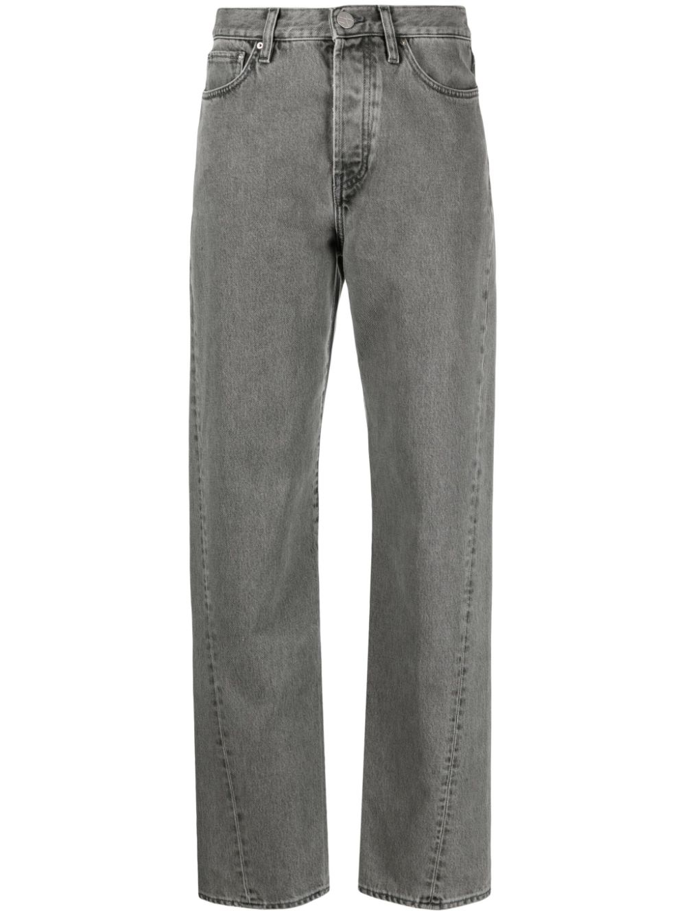TOTEME Twisted Seam straight-leg jeans - Grey von TOTEME