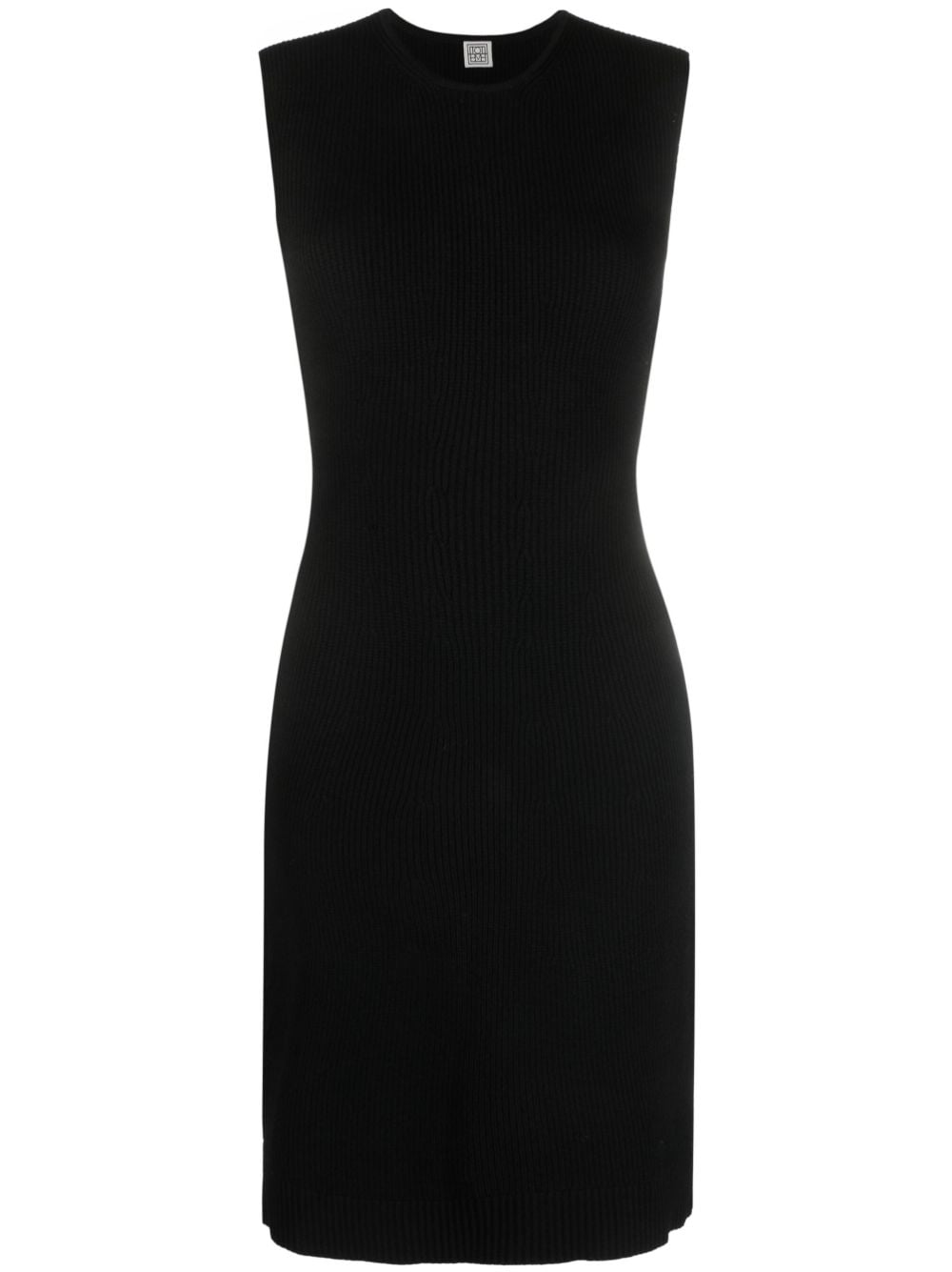 TOTEME ribbed-knit dress - Black von TOTEME