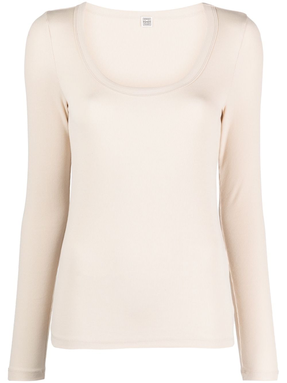 TOTEME Classic ribbed top - Neutrals von TOTEME